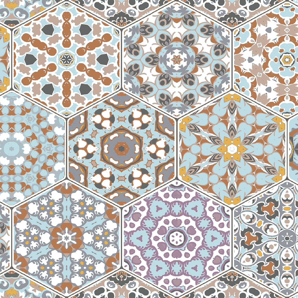 FÄRGGLADA KAKEL, KÖKLÖPARE I SAMMETSMÖBLER