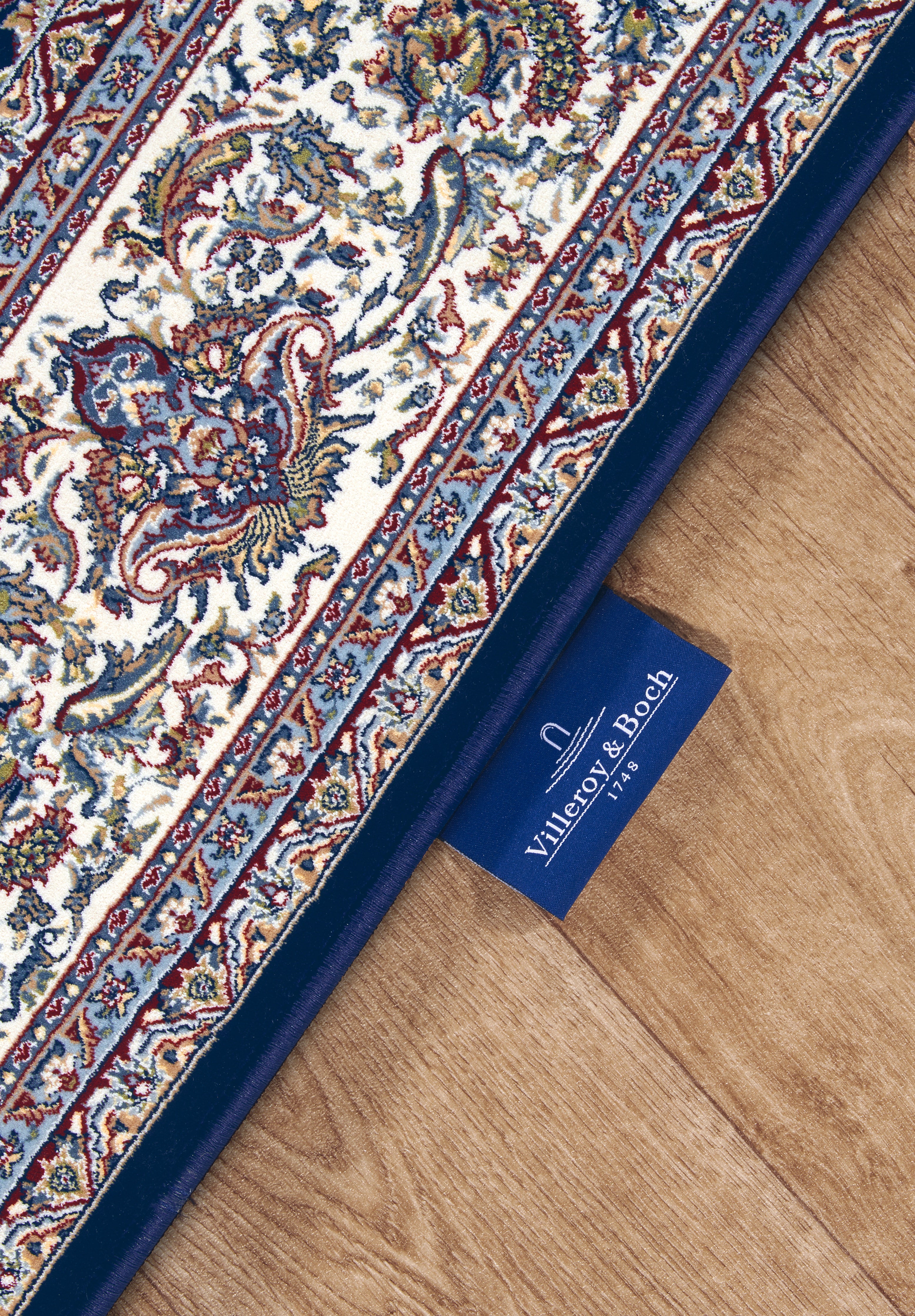 VILLEROY &amp; BOCH 106130 ORIENTALISK MATTA ALFRED, BLÅ-KRÄM