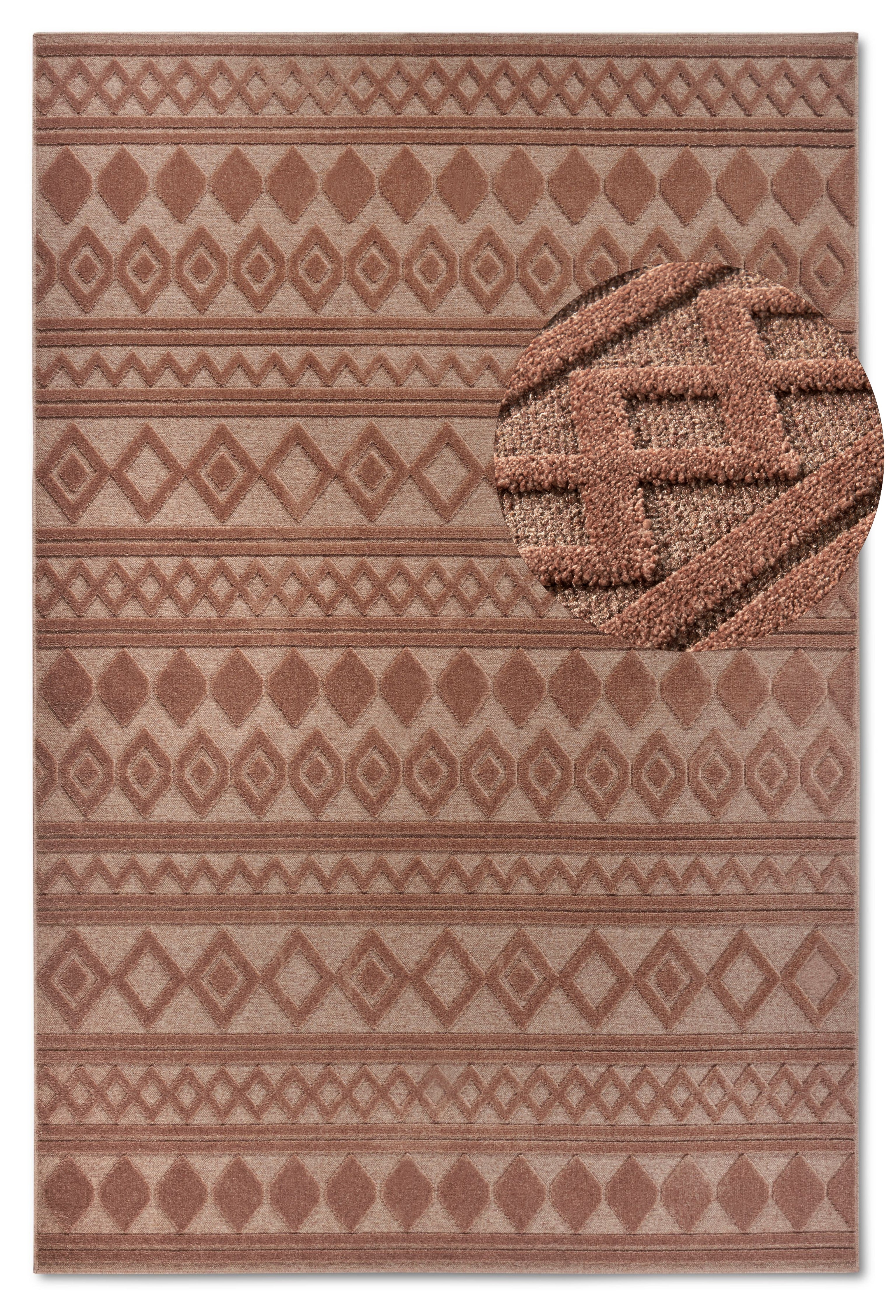 VILLEROY &amp; BOCH 106139 HÖG-LÅG Luggmatta, Catherine Natur-Koppar