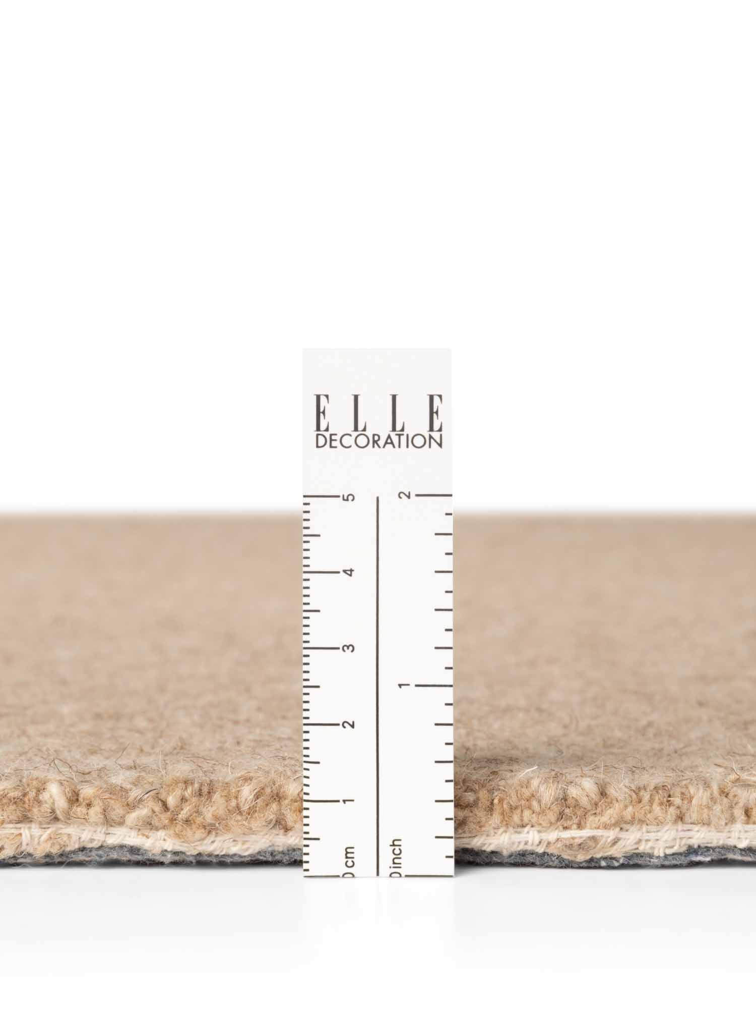 ELLE DECORATION PURISTIC FIN BOUCLE ULLMATTA, KNUTAR NATURLIG BEIGE