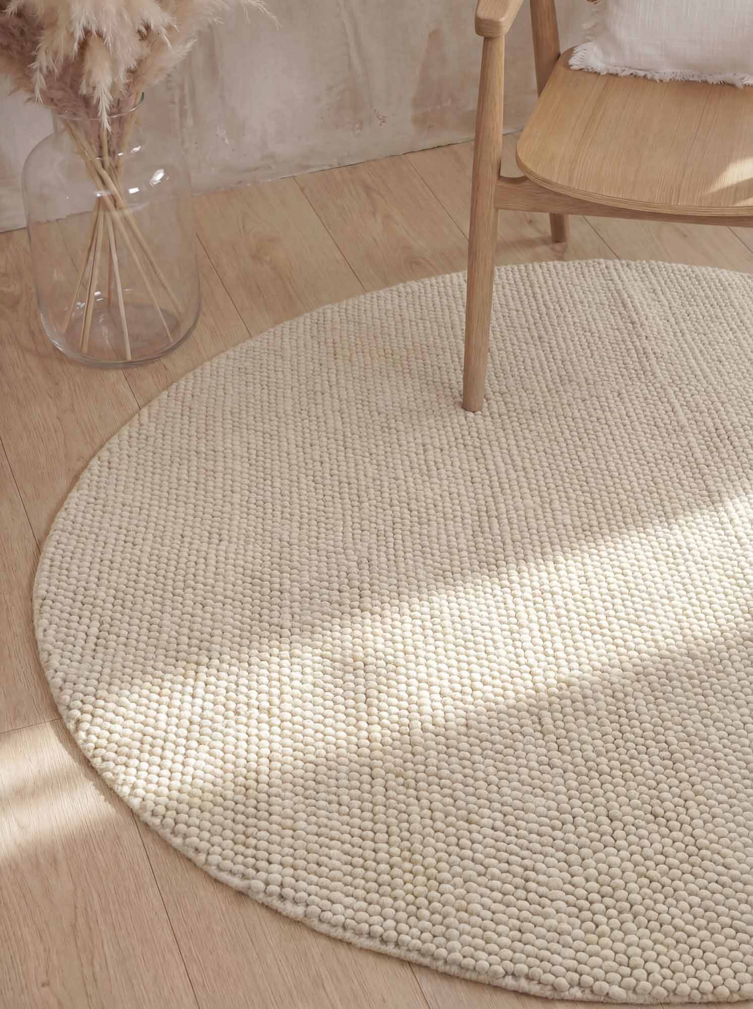 TED BAKER RICHMOND ULDTÆPPE DIANA, NATURLIG HVID