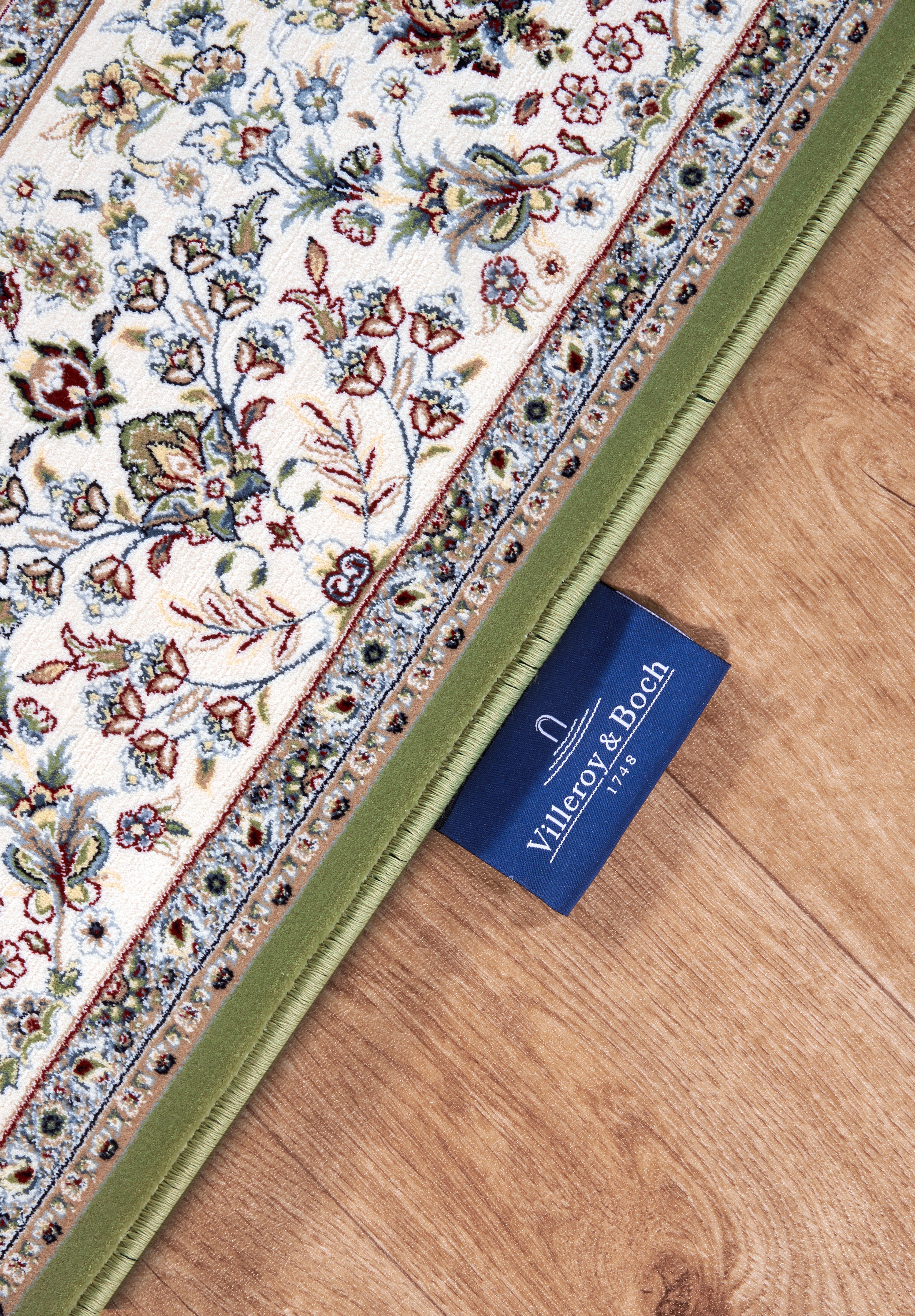 VILLEROY &amp; BOCH 106128 ORIENTALISK MATTA ETIENNE, GRÖN-KRÄMFÄRGAD