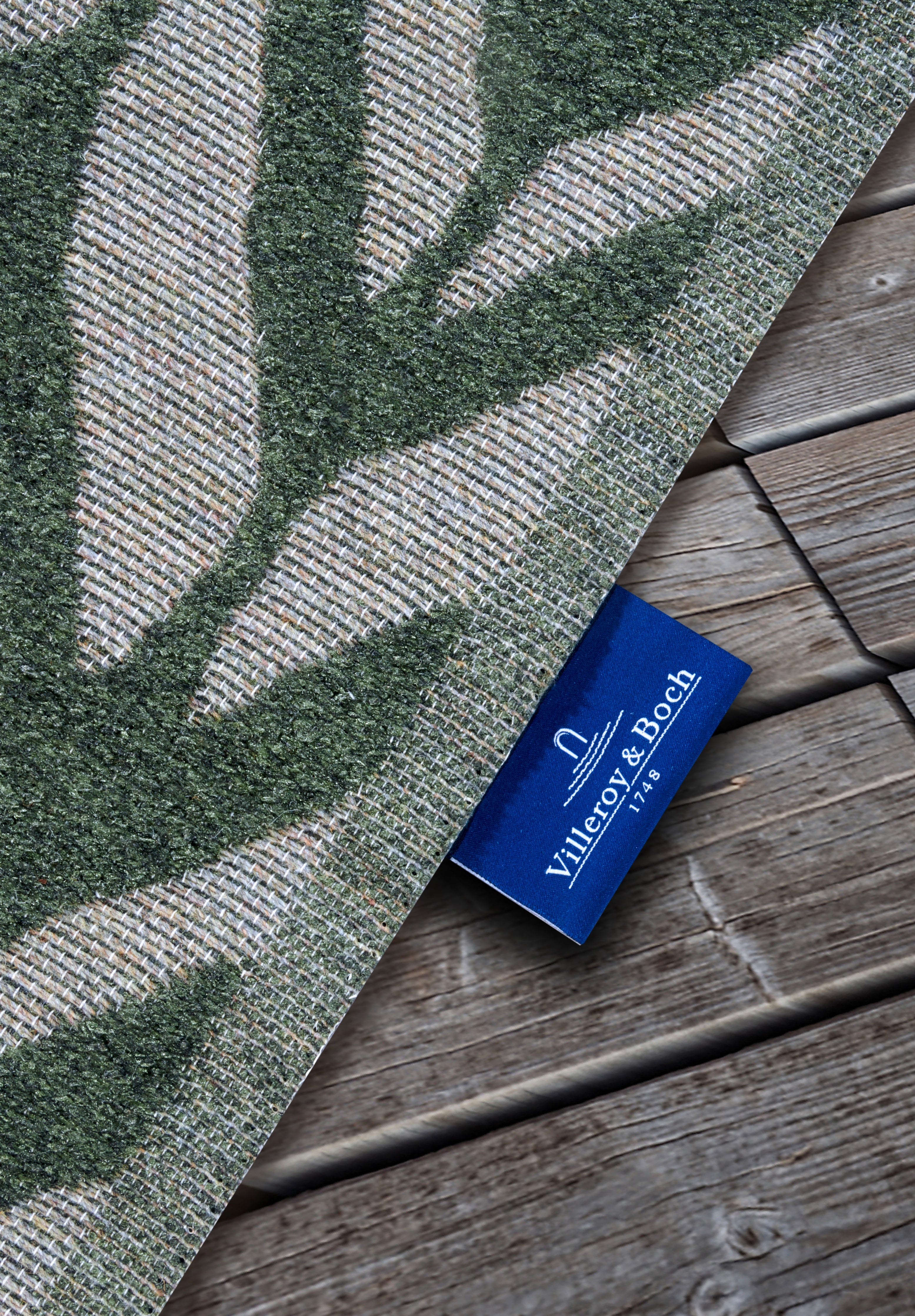 VILLEROY &amp; BOCH 106157 INOMHUS- OCH UTOMHUSMATTA, GEORGETTE JUNGLE GREEN