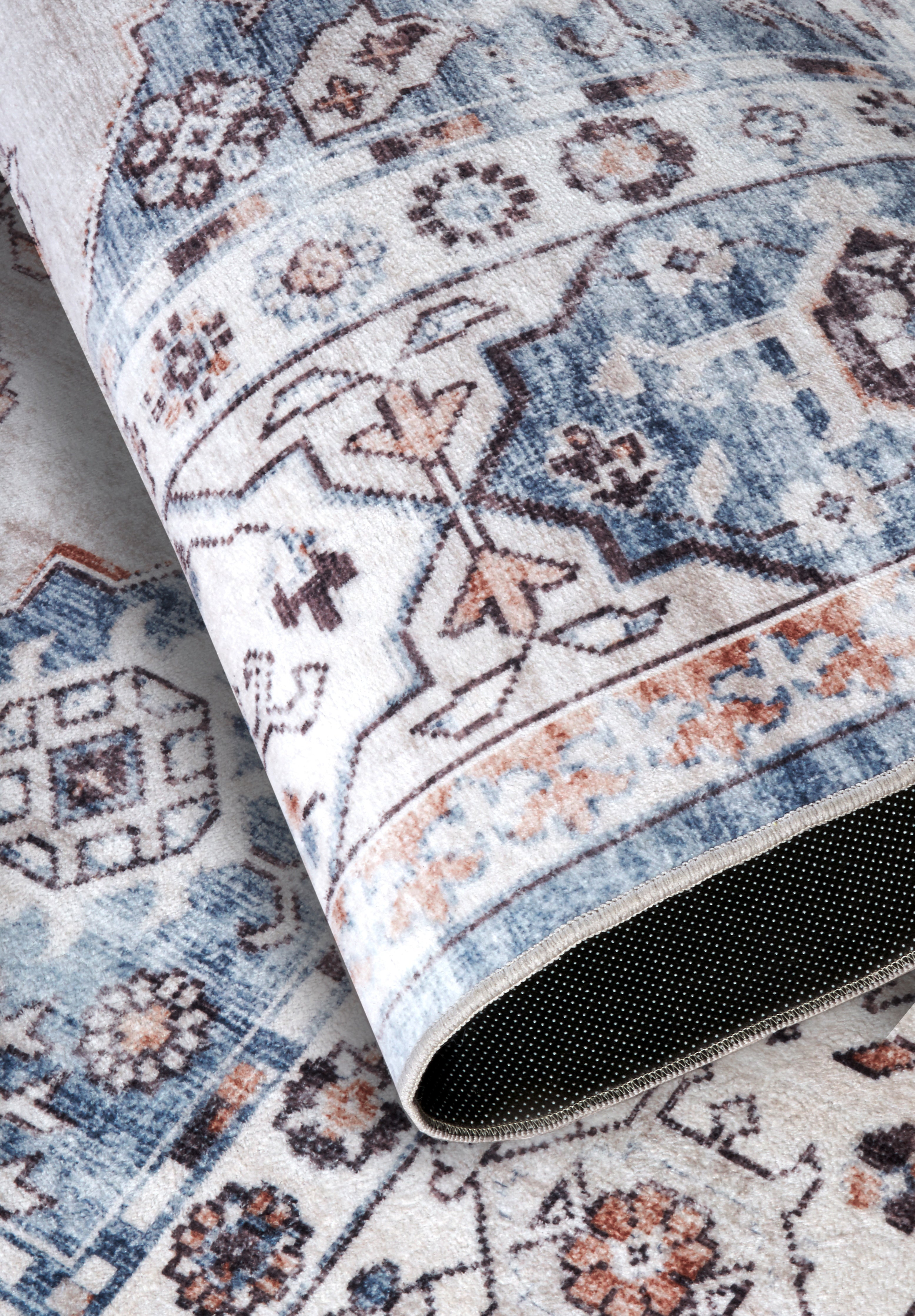 HANSE HOME ASYA MATTA BLÅ KOPPAR - 106046