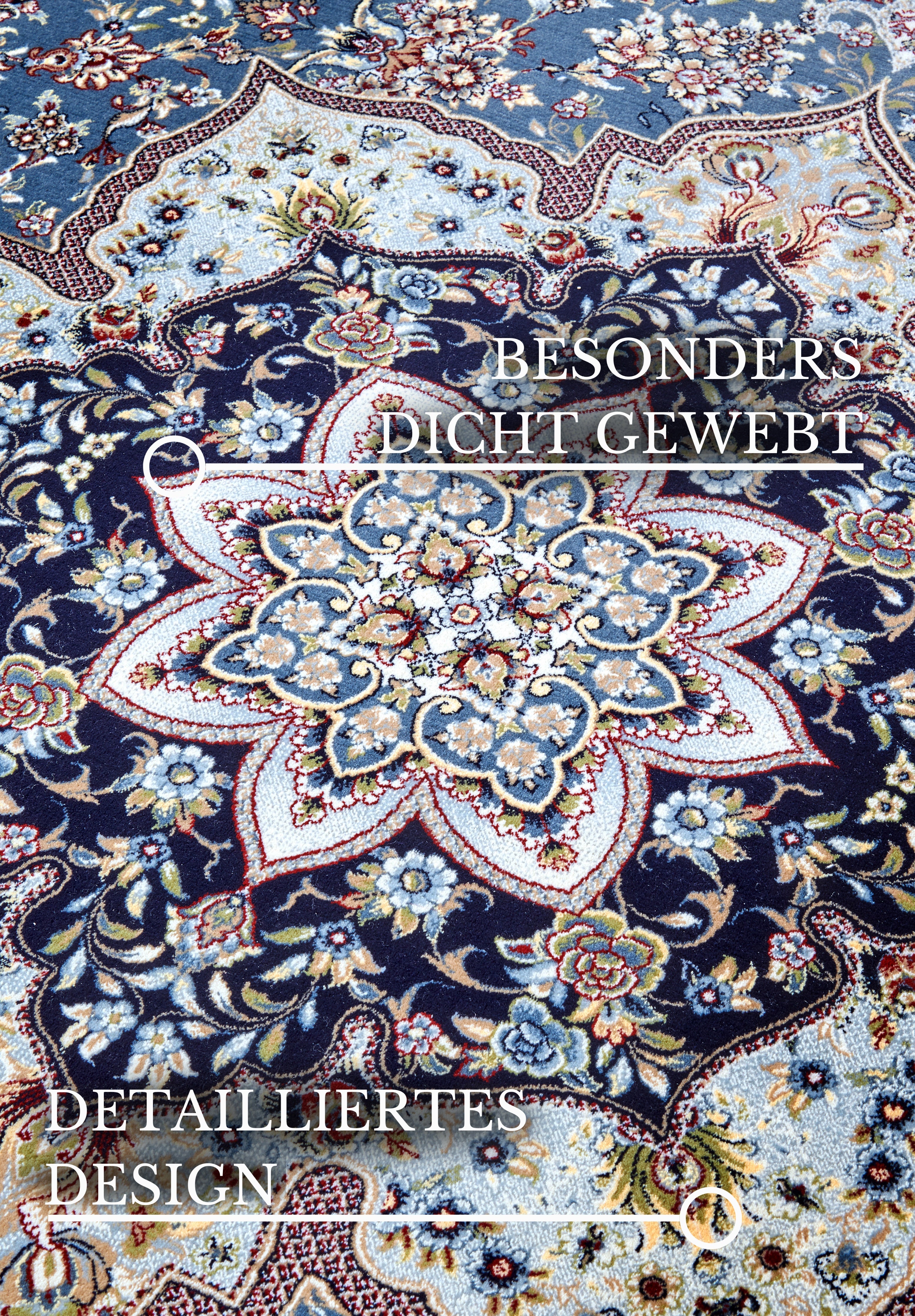 VILLEROY &amp; BOCH 106127 ORIENTALSK MATTA, ETIENNE LJUSBLÅ-KRÄM