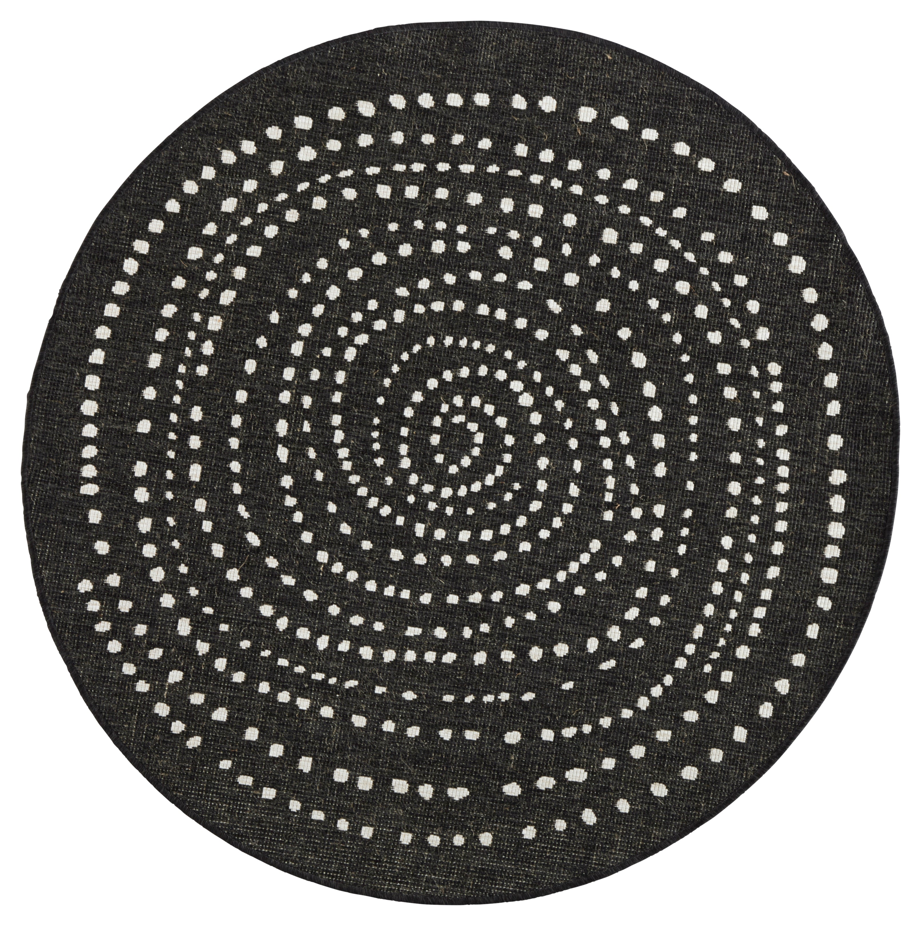 HANSE HOME TVÅMATTA, SVART-KRÄMFÄRGAD 103109