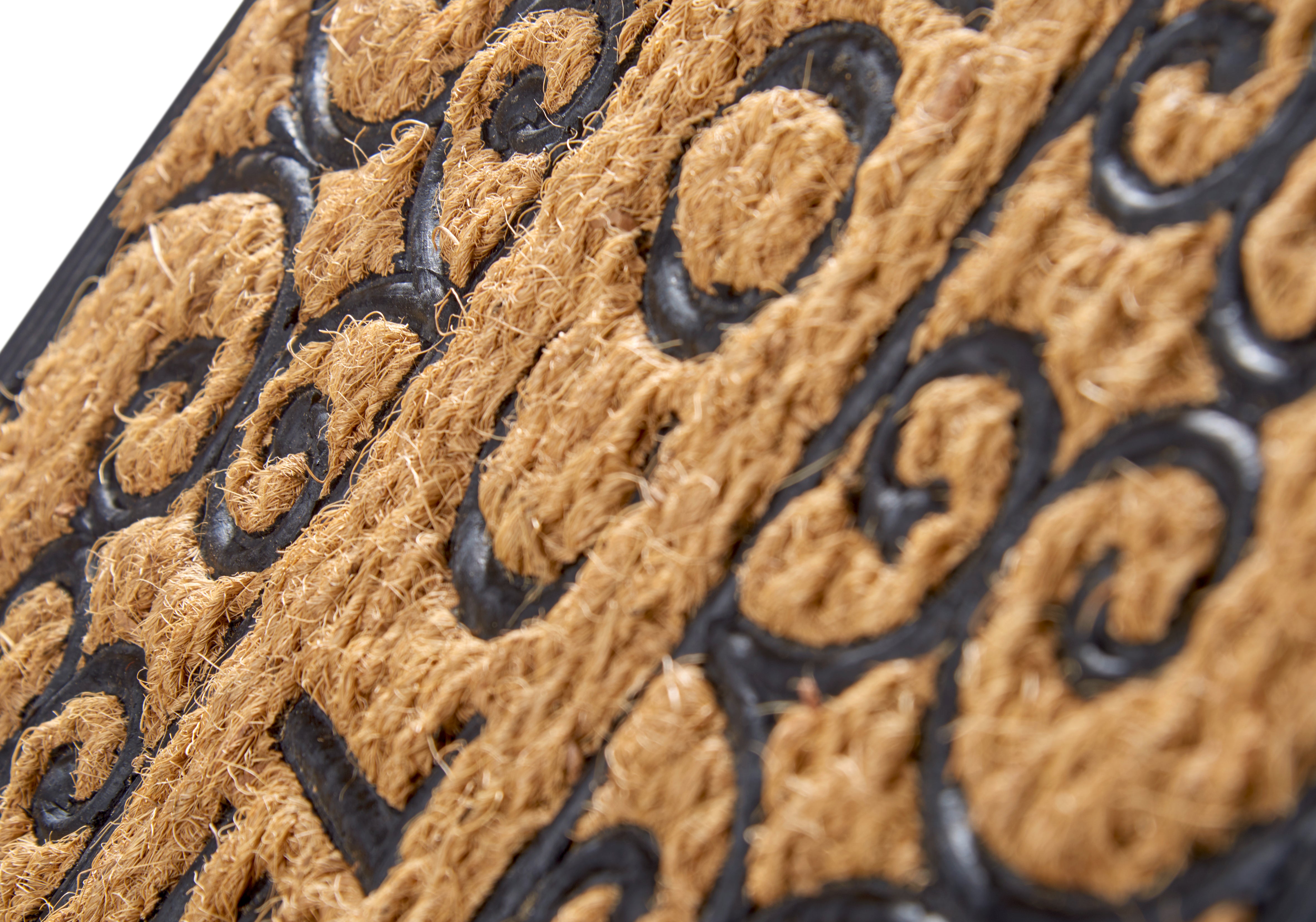 DÖRRMATTA GUMMI KOKOS - VÄLKOMMEN