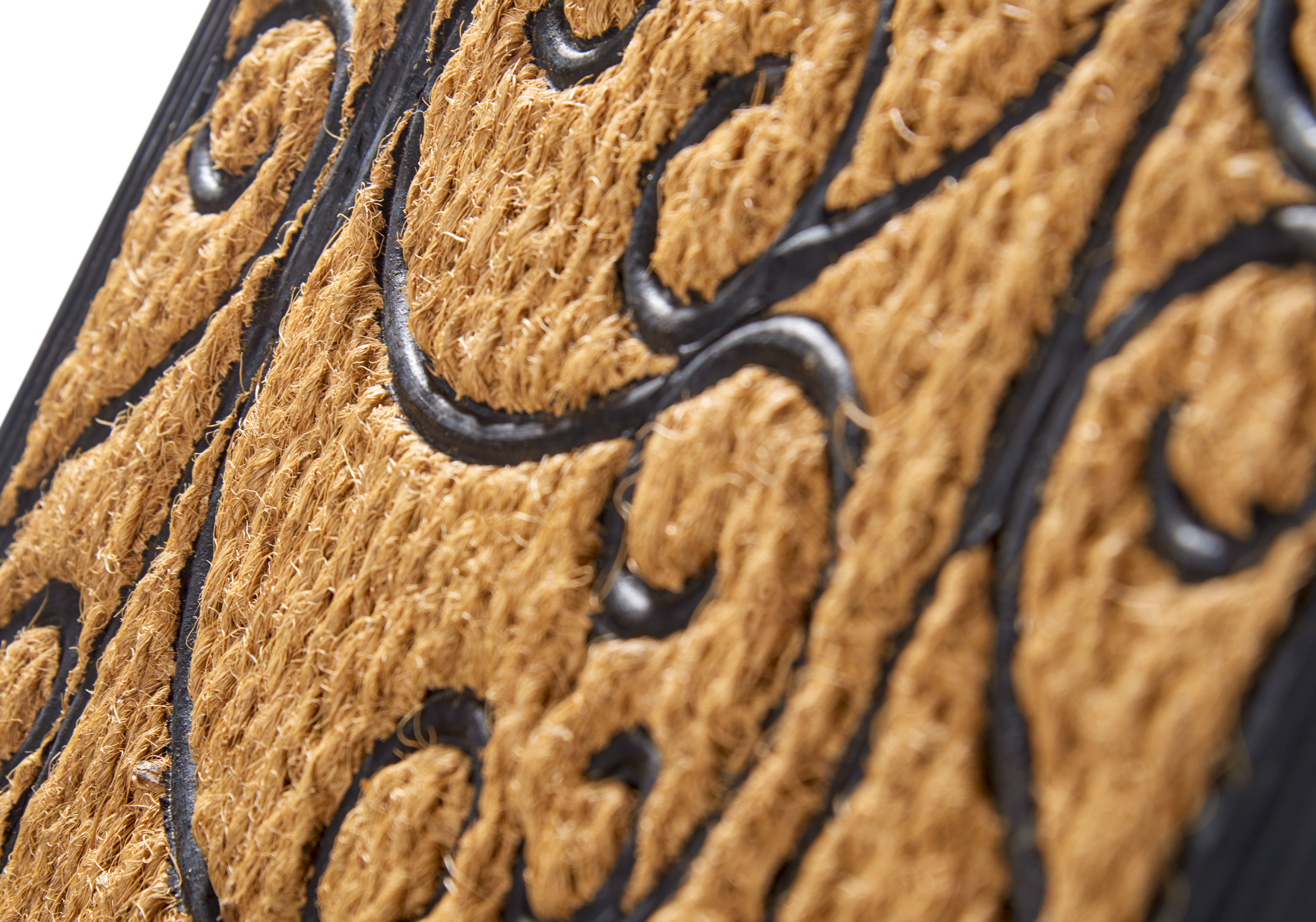 DÖRRMATTA GUMMI KOKOS - REKTANGULÄR