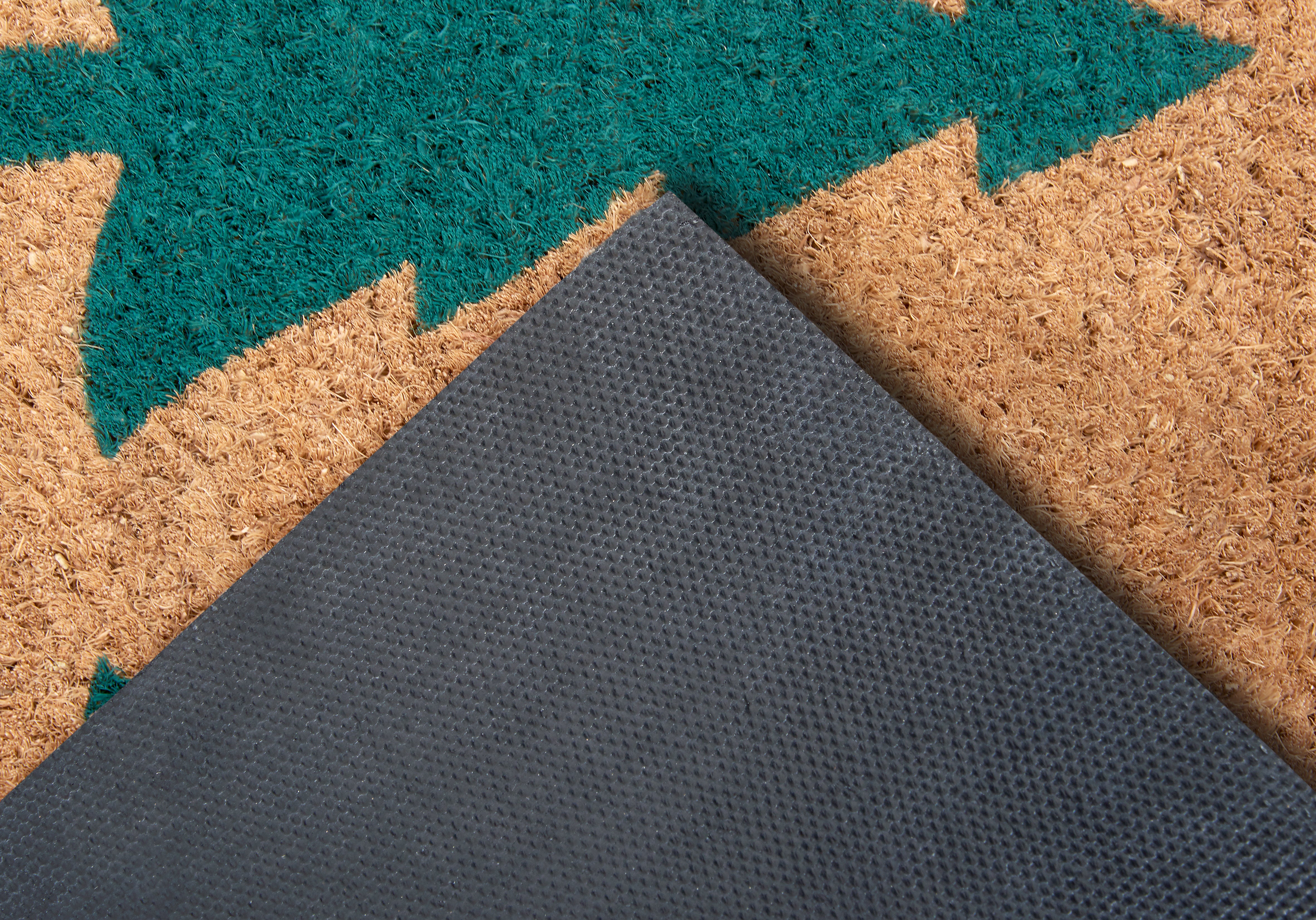 DÖRRMATTA KOKOS - GRÖNA GRANITTRÄD