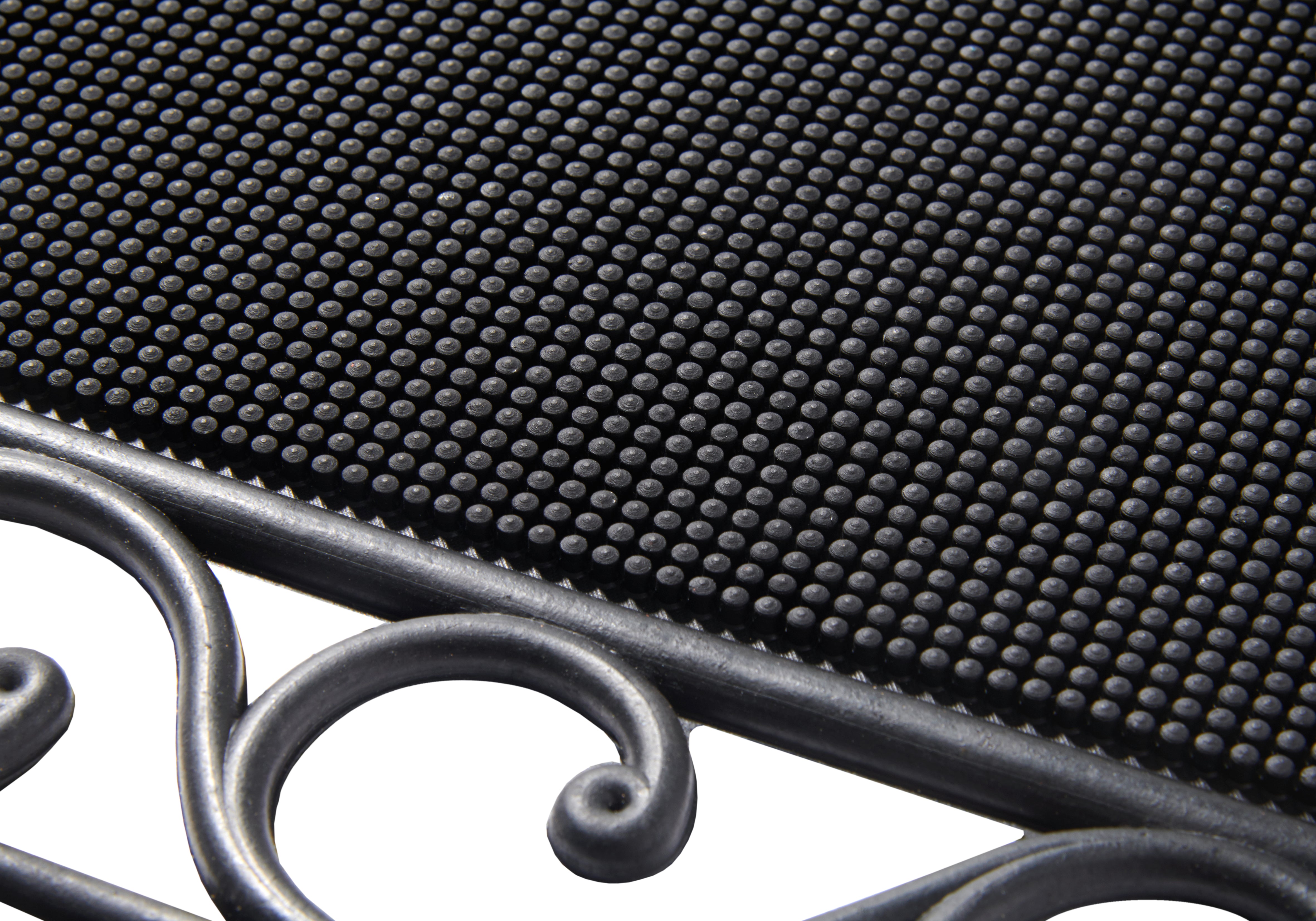 DÖRRMATTA I GUMMIBEL - SVART