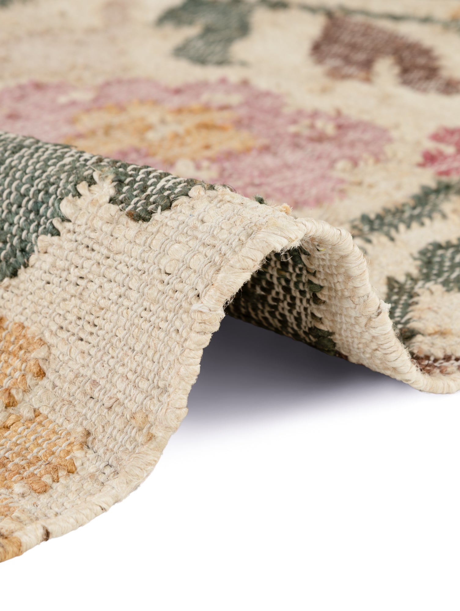 ROYA AFGHAN HANDvävd KELIM-MATTA, 106259 CREAM-MULTI