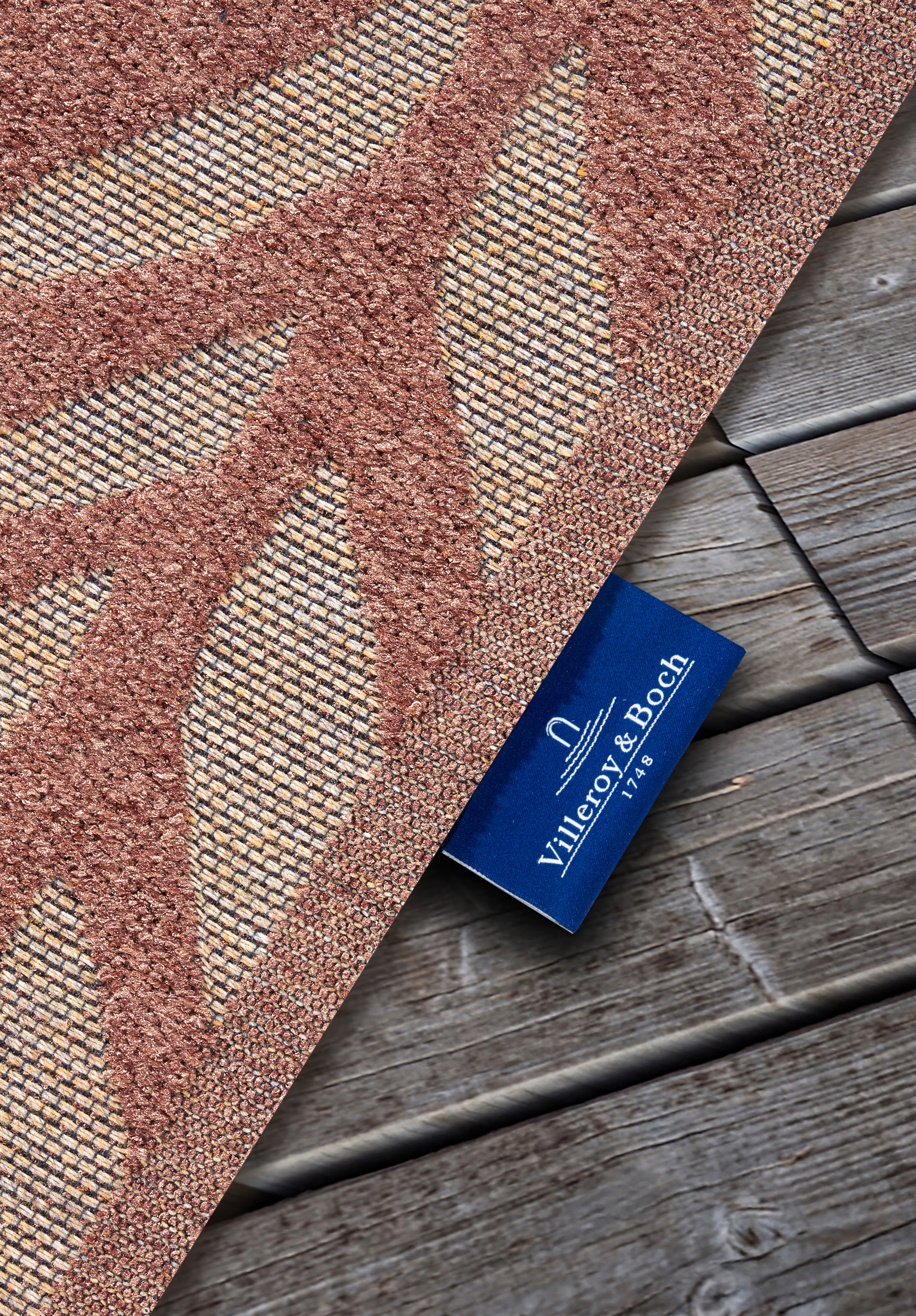 VILLEROY &amp; BOCH 106152 INOMHUS- OCH UTOMHUSMATTA, GEORGETTE NATURKOPPAR