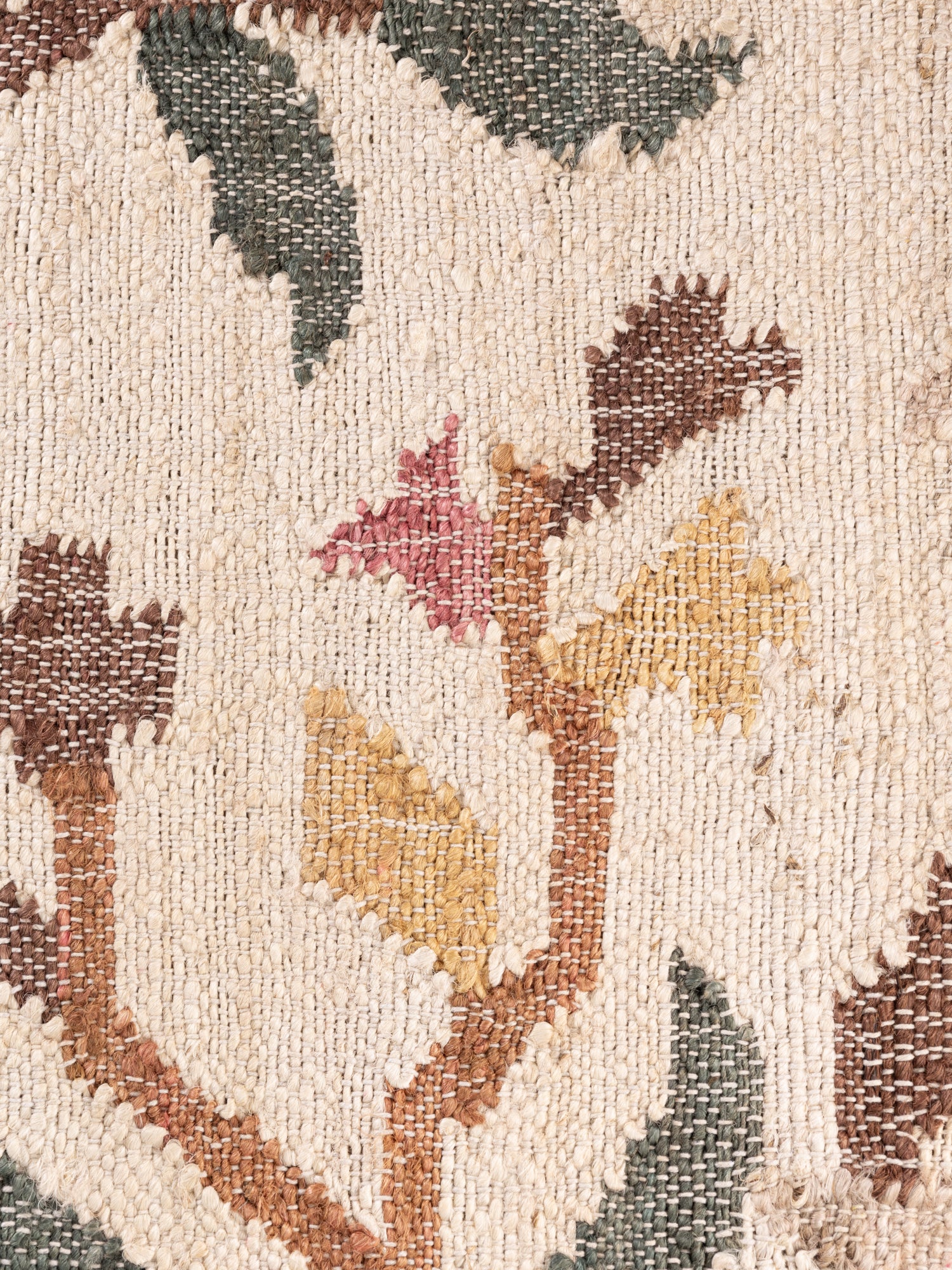 ROYA AFGHAN HANDvävd KELIM-MATTA, 106259 CREAM-MULTI