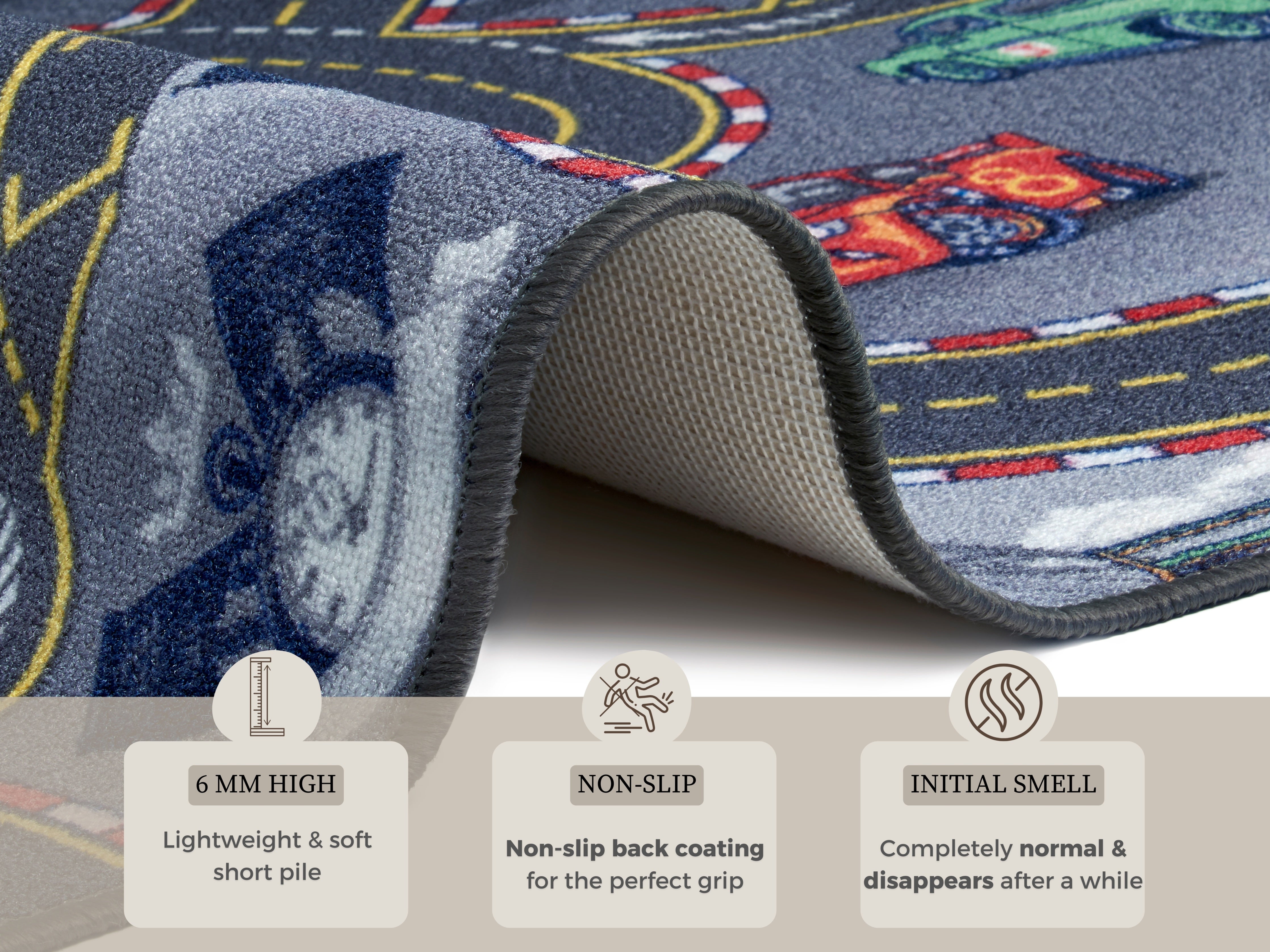 LEKMATTA, GRÅ-MULTIFUNKTIONELL 105204