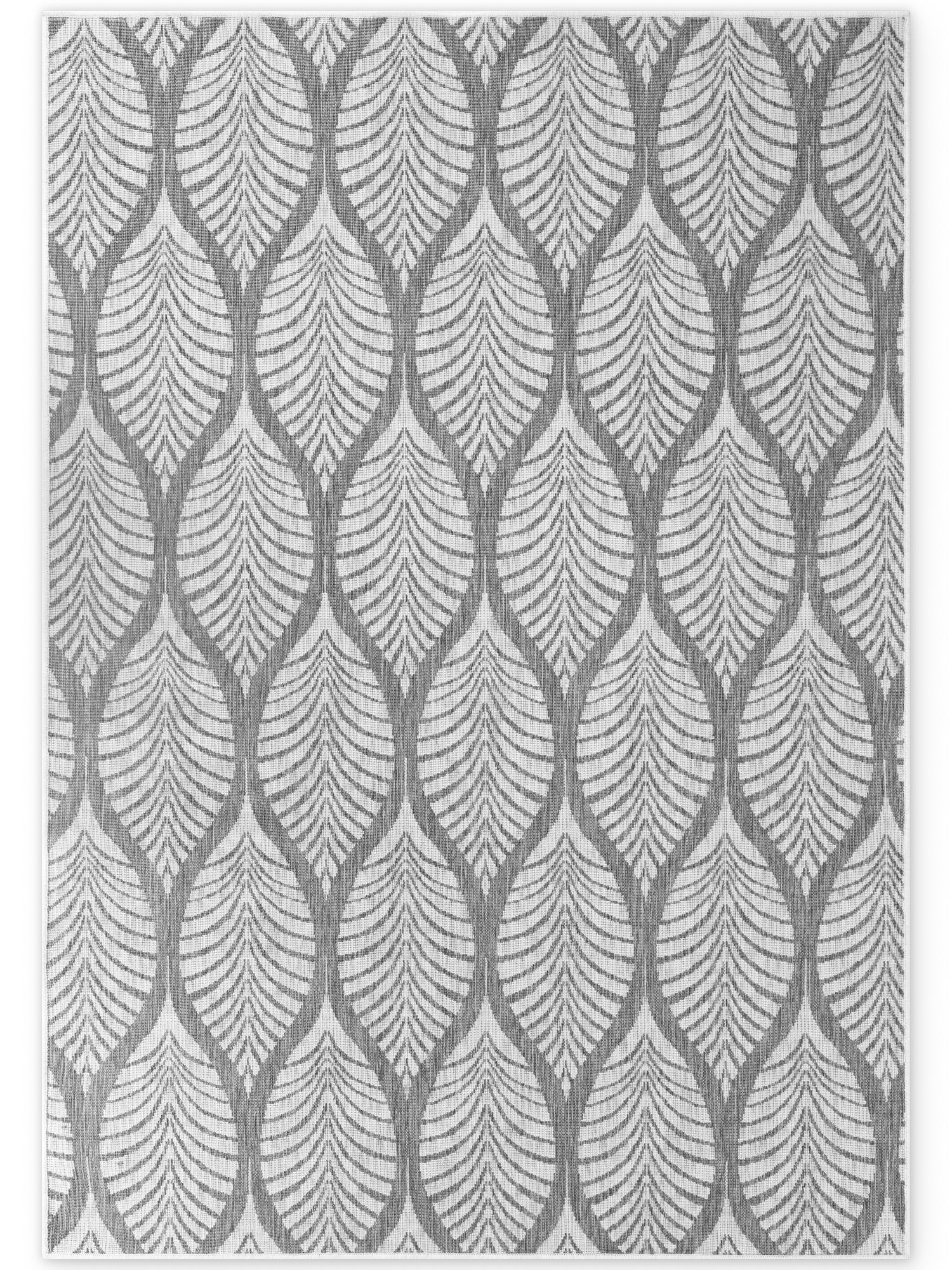 HANSE HOME DUORO - VÄNDBAR UTOMHUSMATTA, GRÅVIT 106246