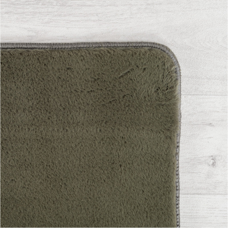 JOIE ENFÄRGAD TVÄTTBAR MATTA, 400 GRÖN