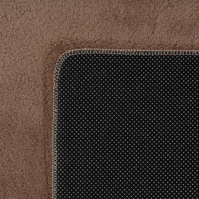 JOIE ENFÄRGAD TVÄTTBAR MATTA, 400 MOCCA