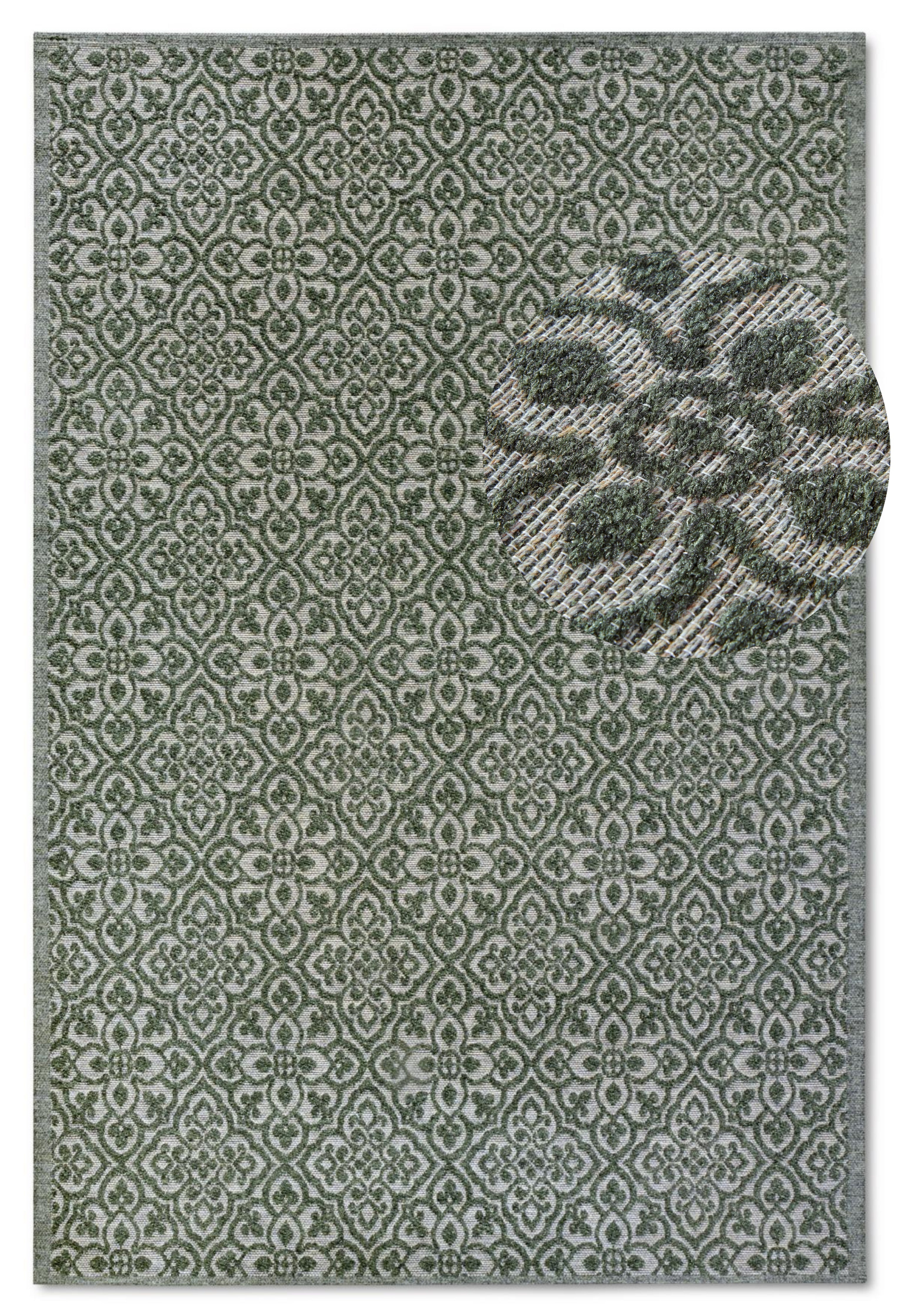 VILLEROY &amp; BOCH 106158 INOMHUS- OCH UTOMHUSMATTA JULIE, DJUNGELGRÖN