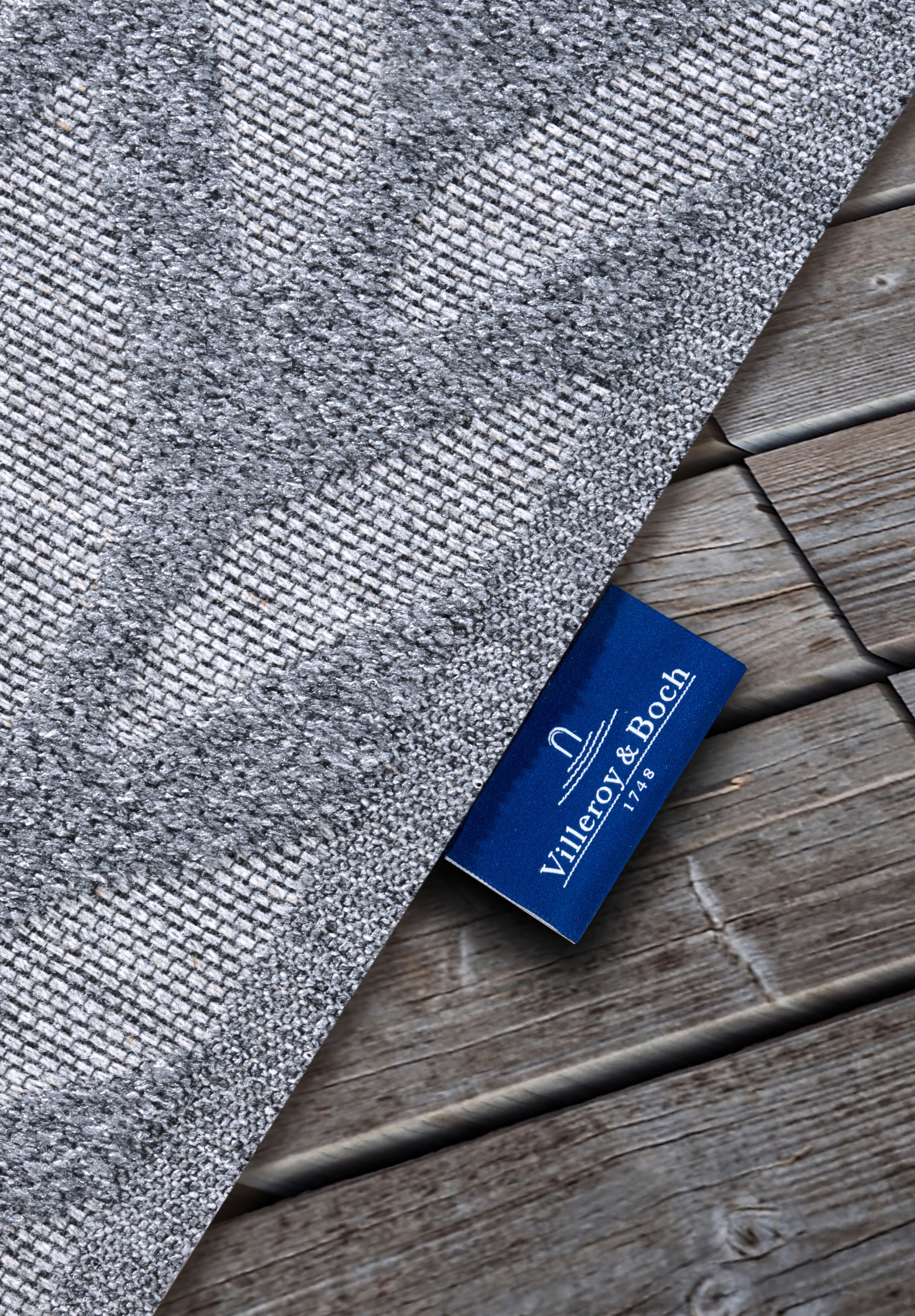 VILLEROY &amp; BOCH 106151 INOMHUS- OCH UTOMHUSMATTA, GEORGETTE GRÅ