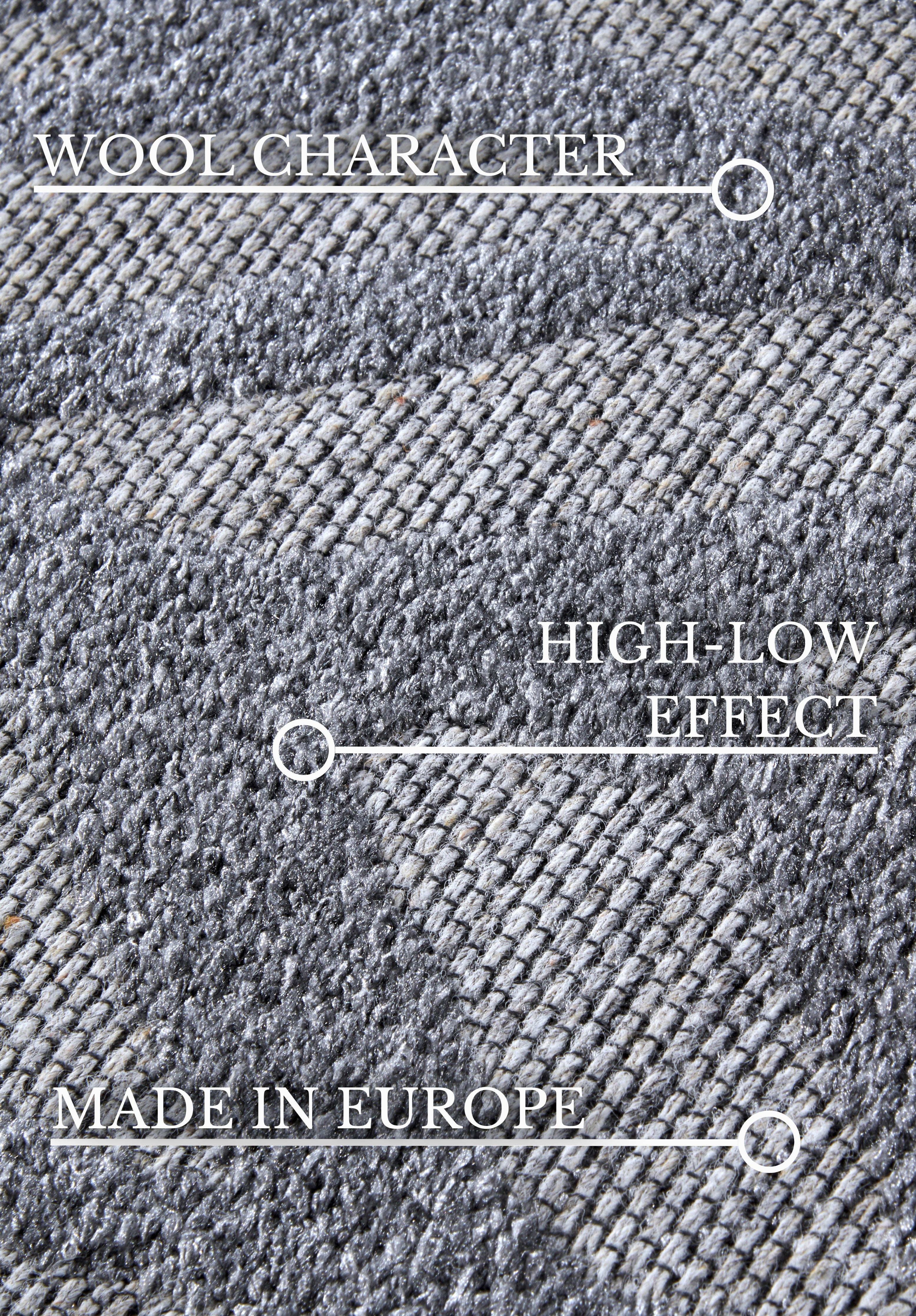 VILLEROY &amp; BOCH 106151 INOMHUS- OCH UTOMHUSMATTA, GEORGETTE GRÅ