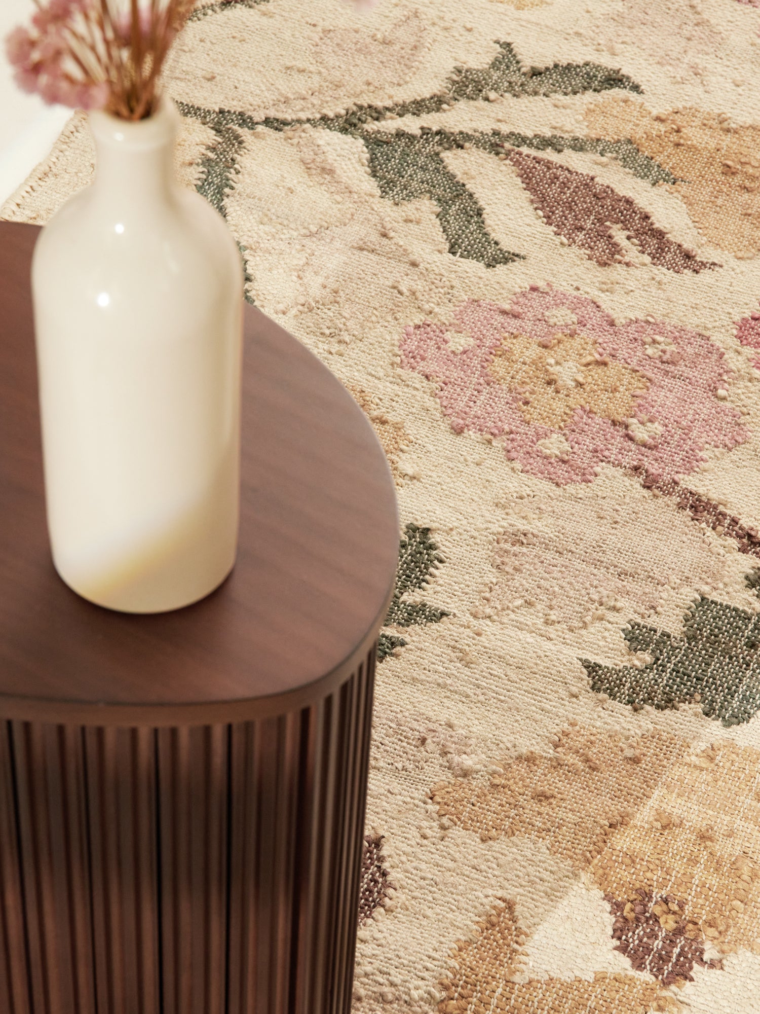 ROYA AFGHAN HANDvävd KELIM-MATTA, 106259 CREAM-MULTI