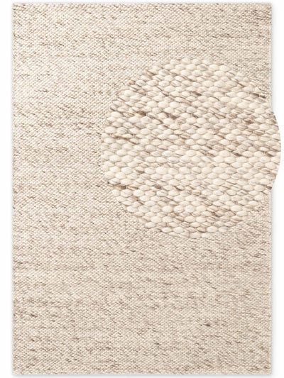 ELLE DECORATION LYON ULLMATTA, BÖNOR NATURLIG KRÄMBRUN