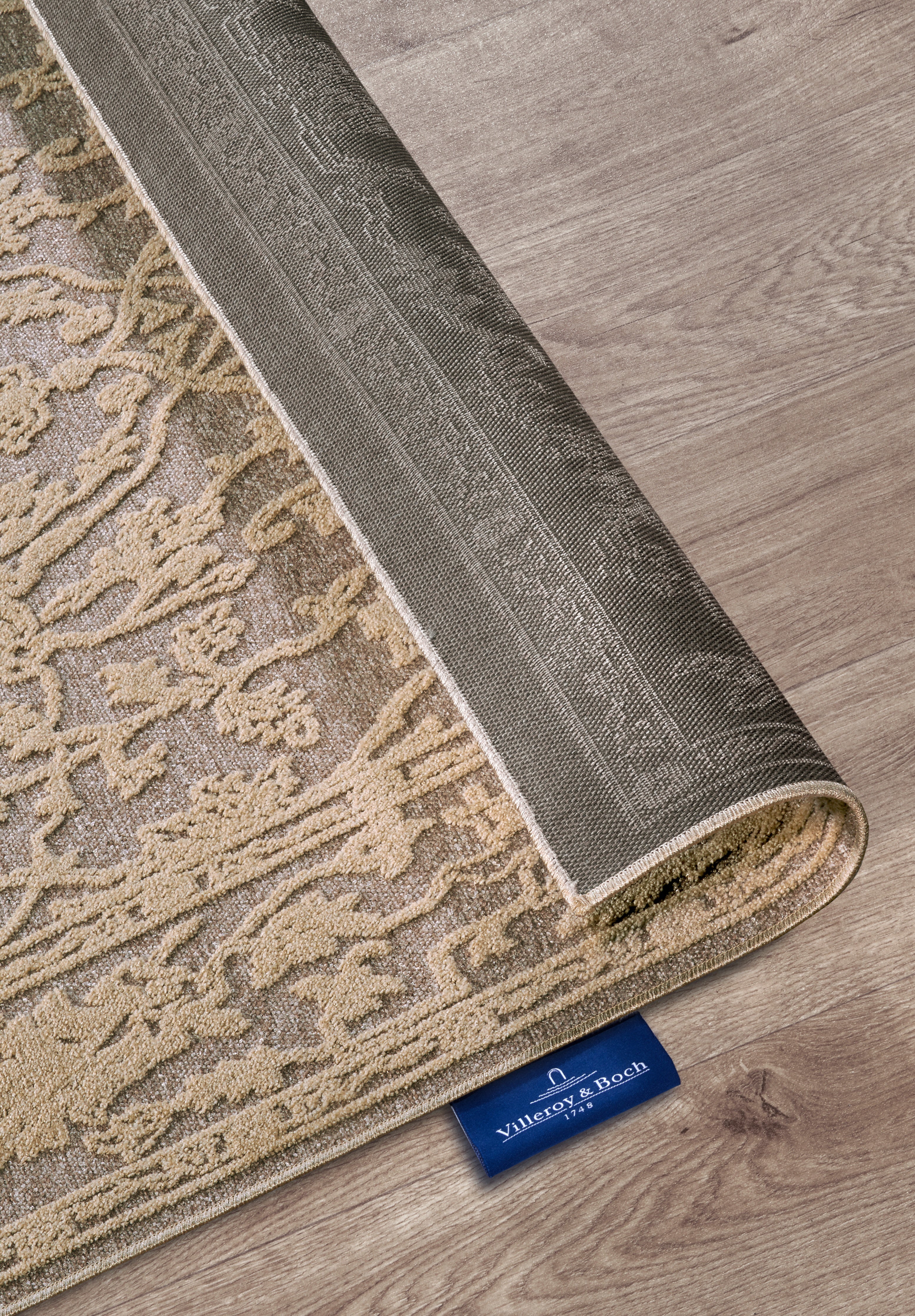 VILLEROY &amp; BOCH 106149 HÖG-LÅG Luggmatta, AMBROISE NATURGRÅ-BEIGE