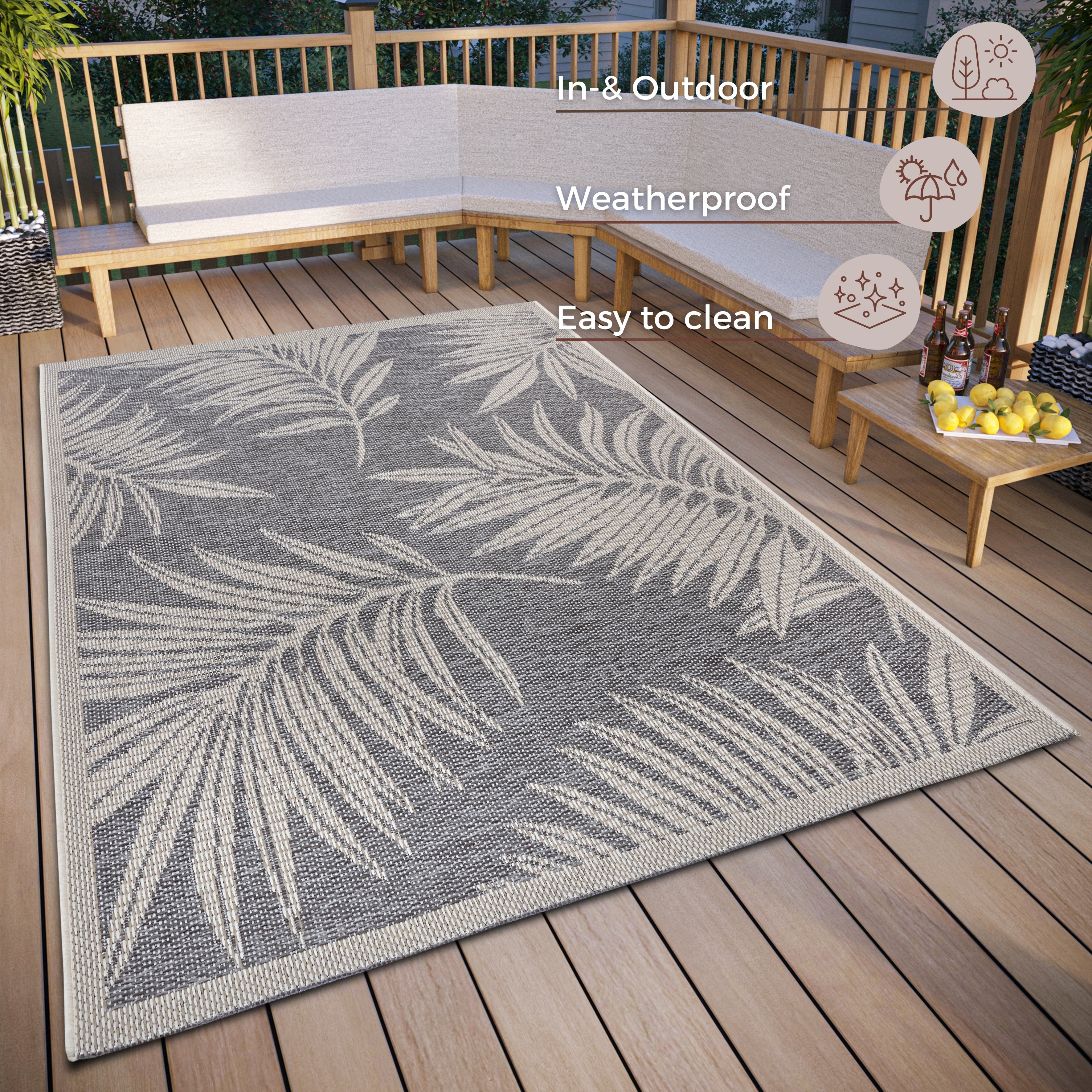 CLYDE MATTA, GRÅ-KRÄMFÄRGAD 105907