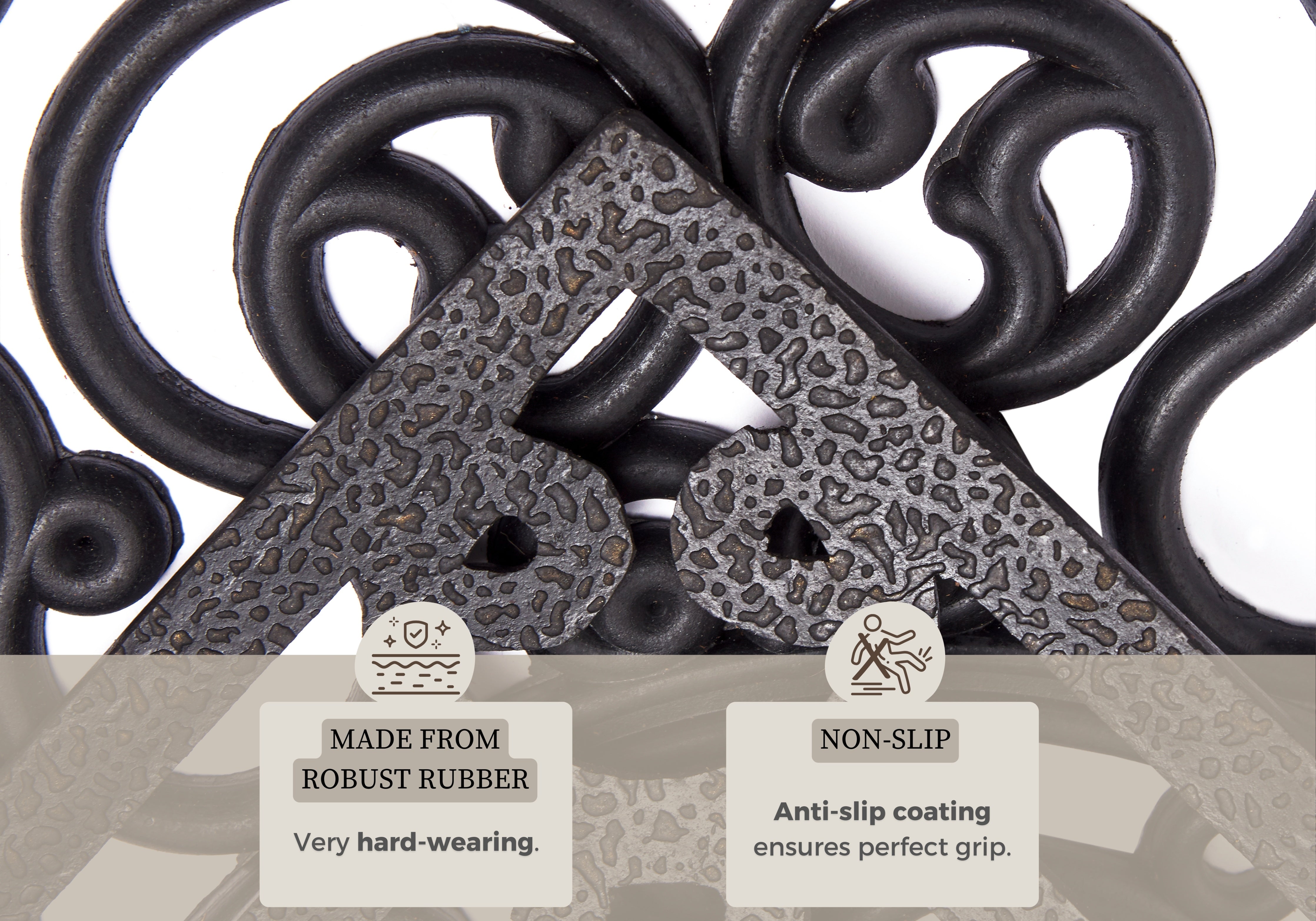 DÖRRMATTA I GUMMIBLANDE - ANANAS