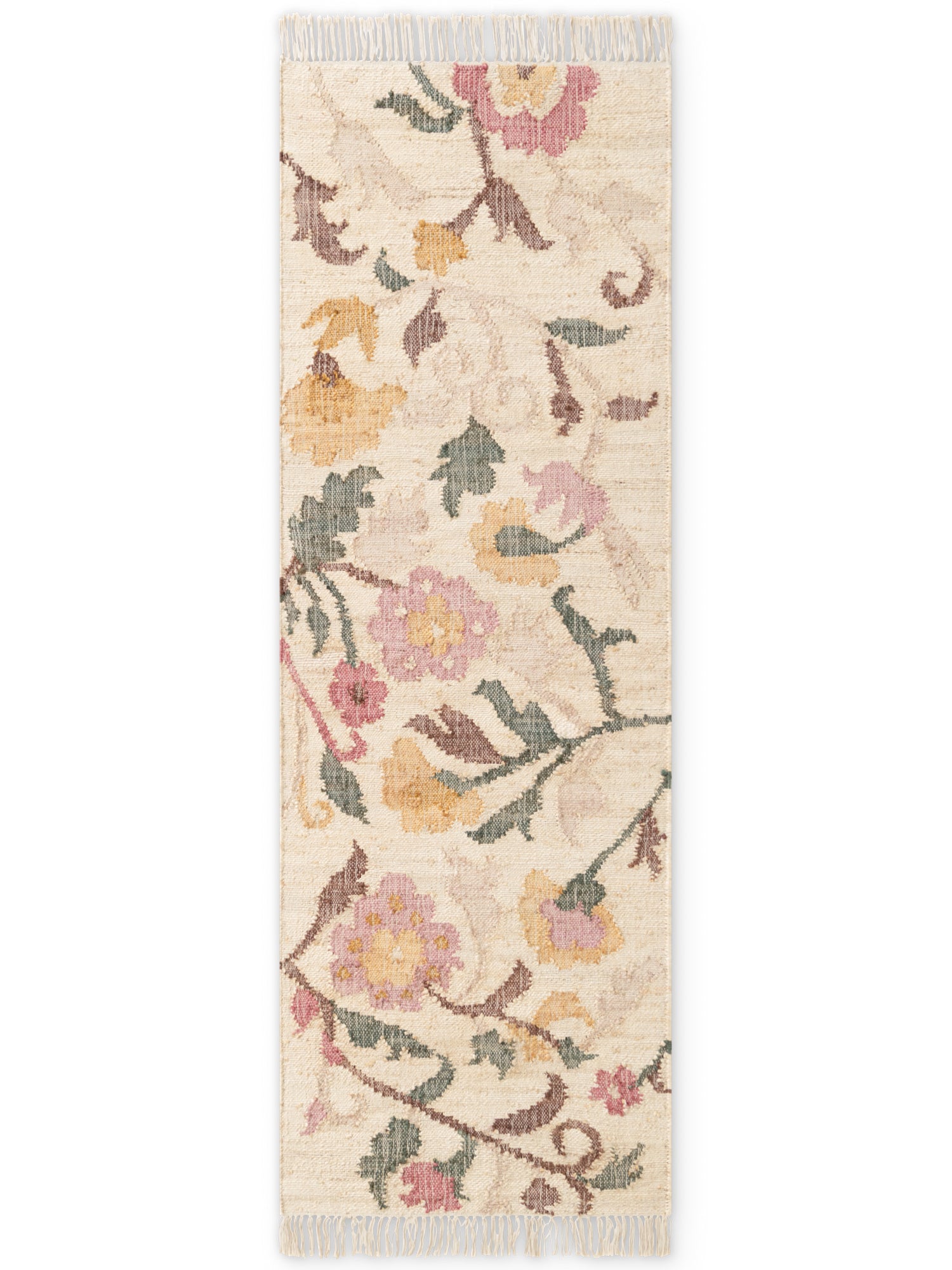 ROYA AFGHAN HANDvävd KELIM-MATTA, 106259 CREAM-MULTI