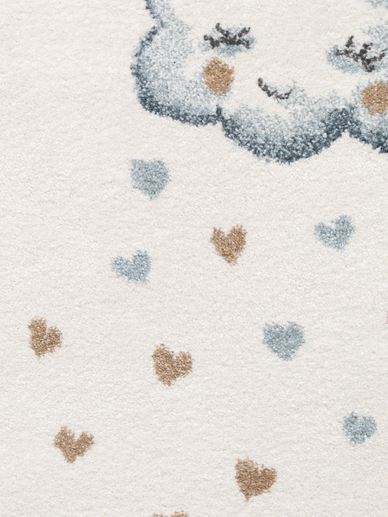 VILLEROY &amp; BOCH BOHO KIDS RUND BARNFILT - ELEFANTREGNBÅGE, CRÈME MULTI 106304