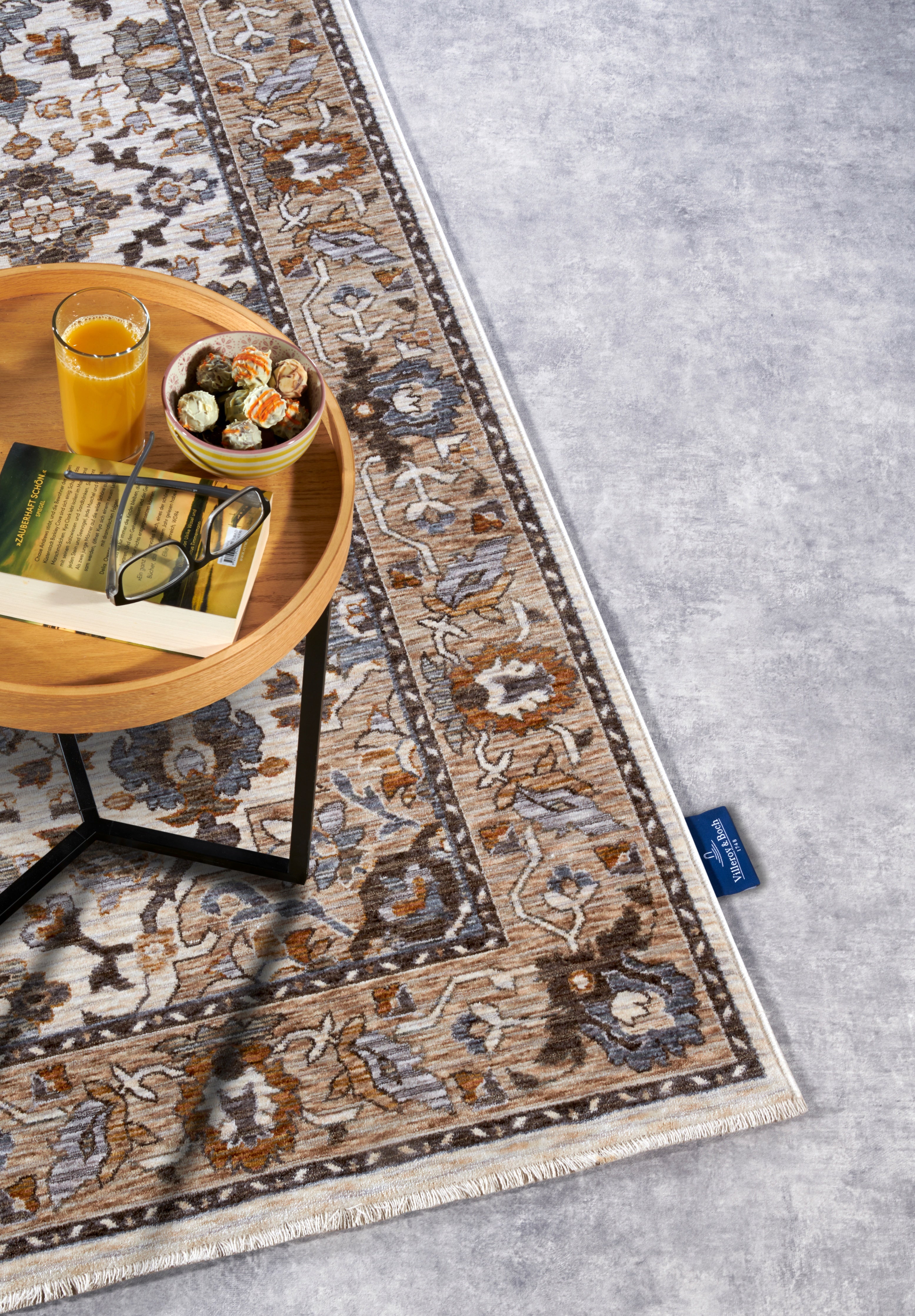 VILLEROY &amp; BOCH 106136 ORIENTALSK MATTA EGON, CRÈME-FLERFÄRG