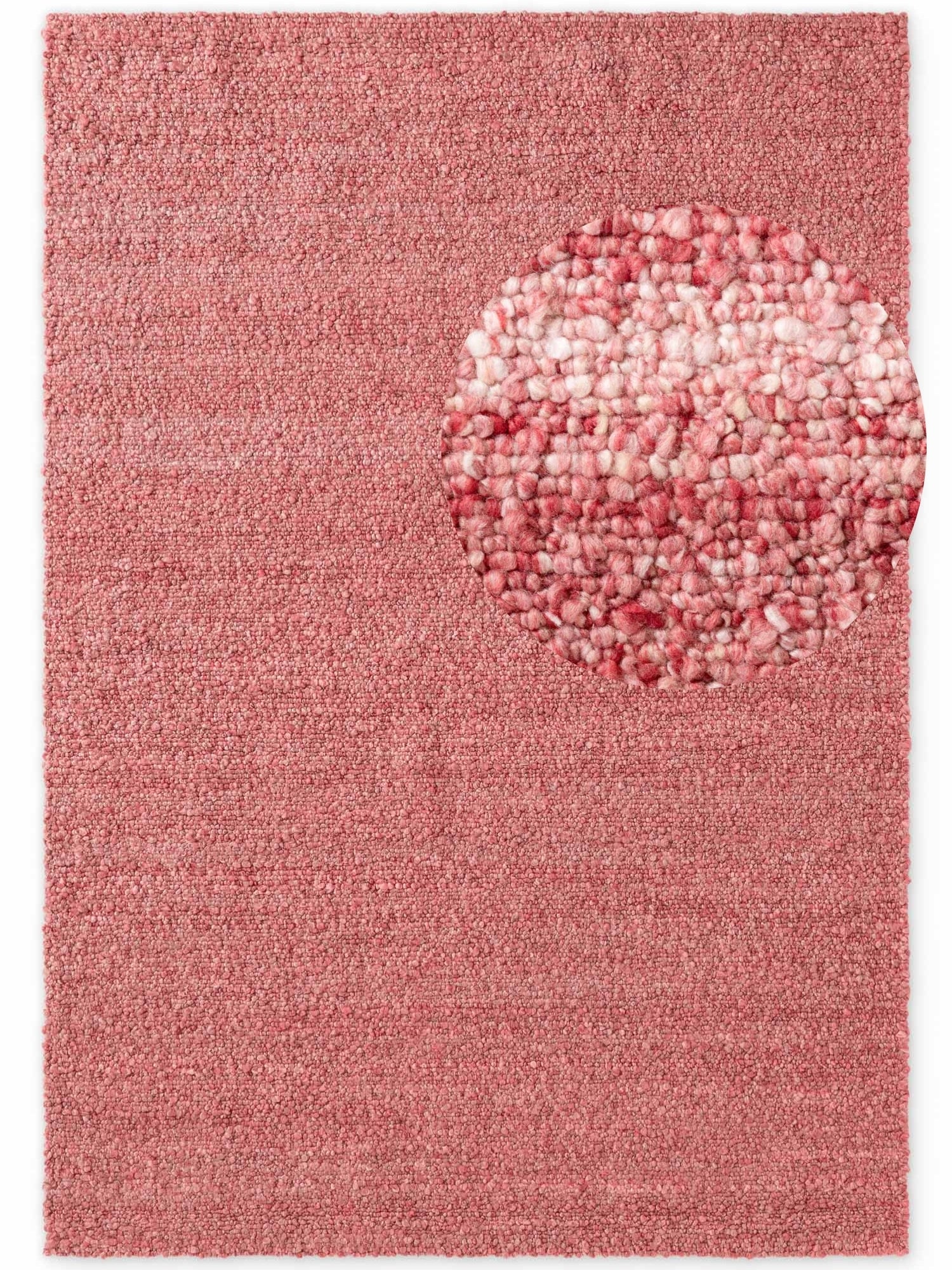 TED BAKER NOTTING HILL MJUK BOUCLE KORT LAGGIGT MATTA, PORTOBELLO MÖRKROSA