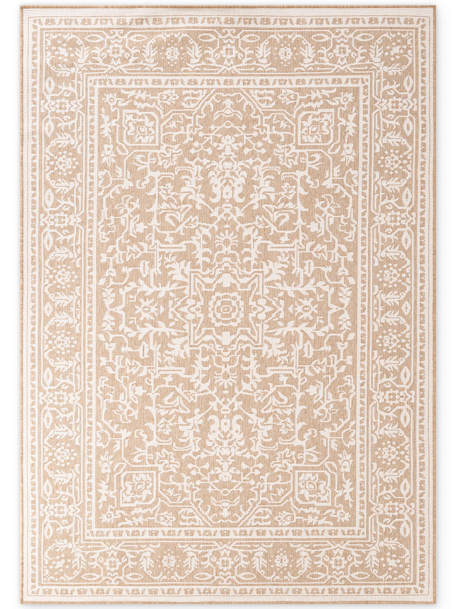 HANSE HOME DUORO - VÄNDBAR UTOMHUSMATTA, JUTE-VIT 106250