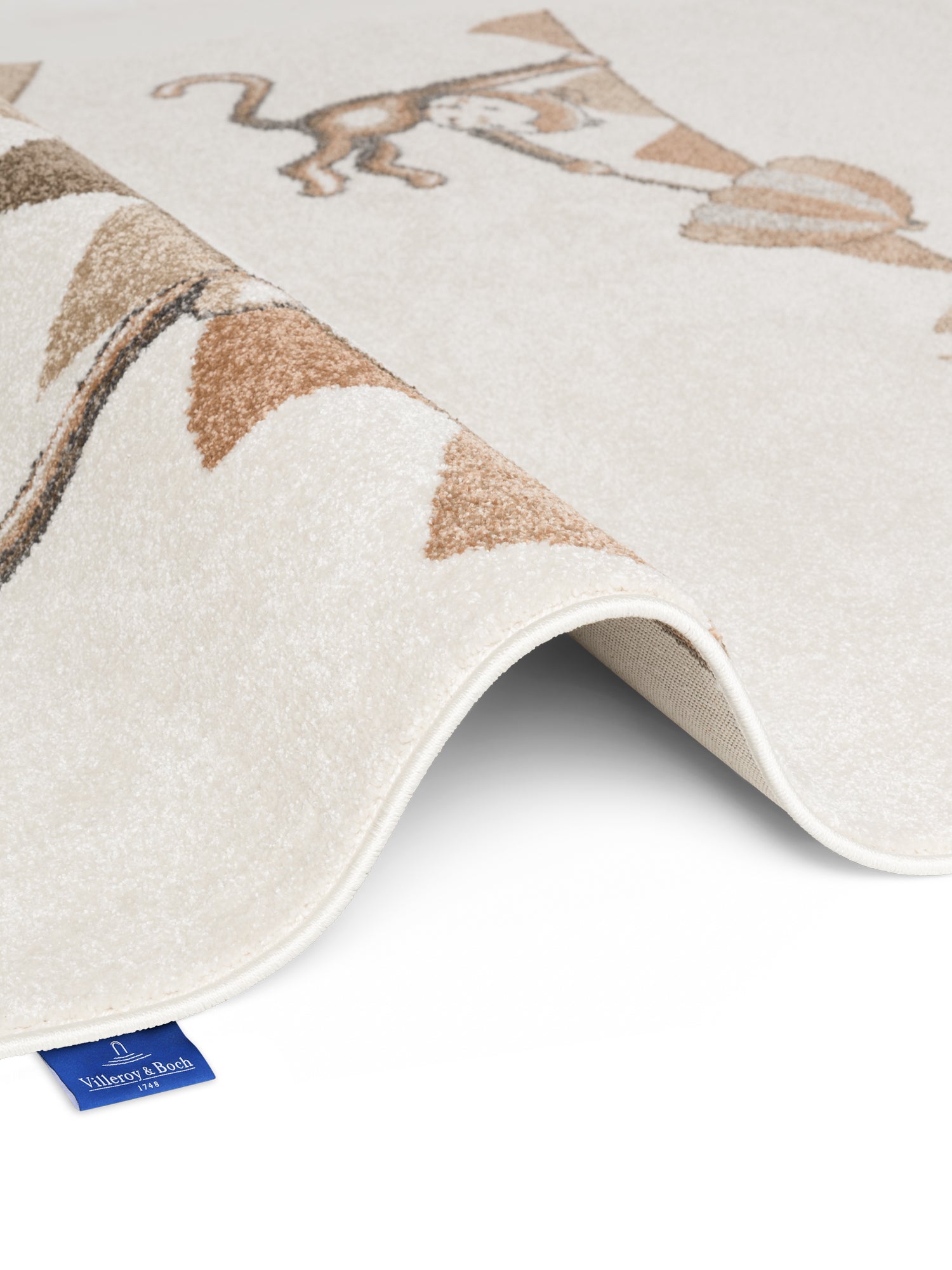 VILLEROY &amp; BOCH BOHO KIDS BARNFILT LEJONG REGNBÅGSPARTY, KRÄM MULTI 106308