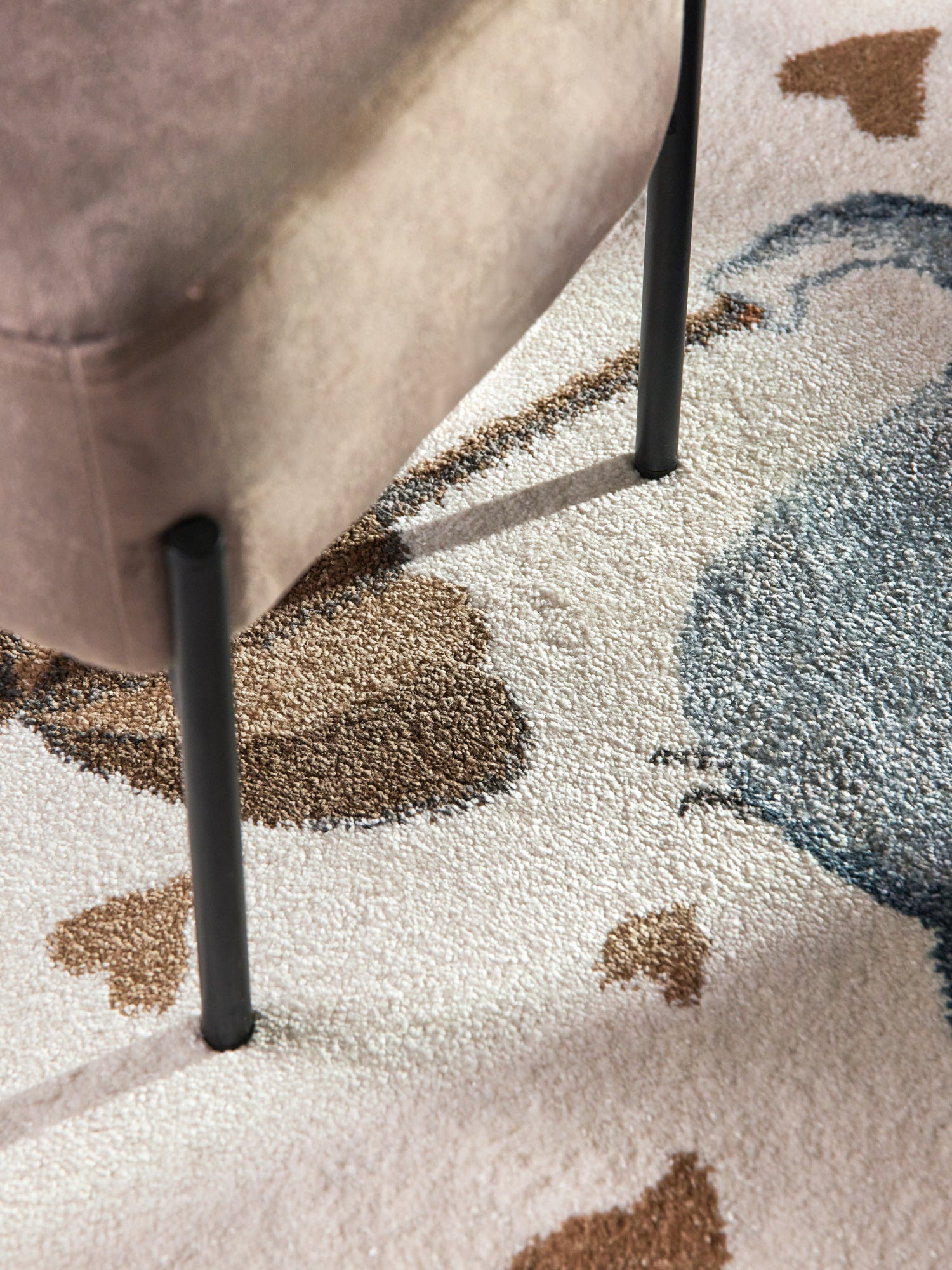 VILLEROY &amp; BOCH BOHO KIDS RUND BARNFILT - ELEPHANT RAIN, CREAM MULTI 106303