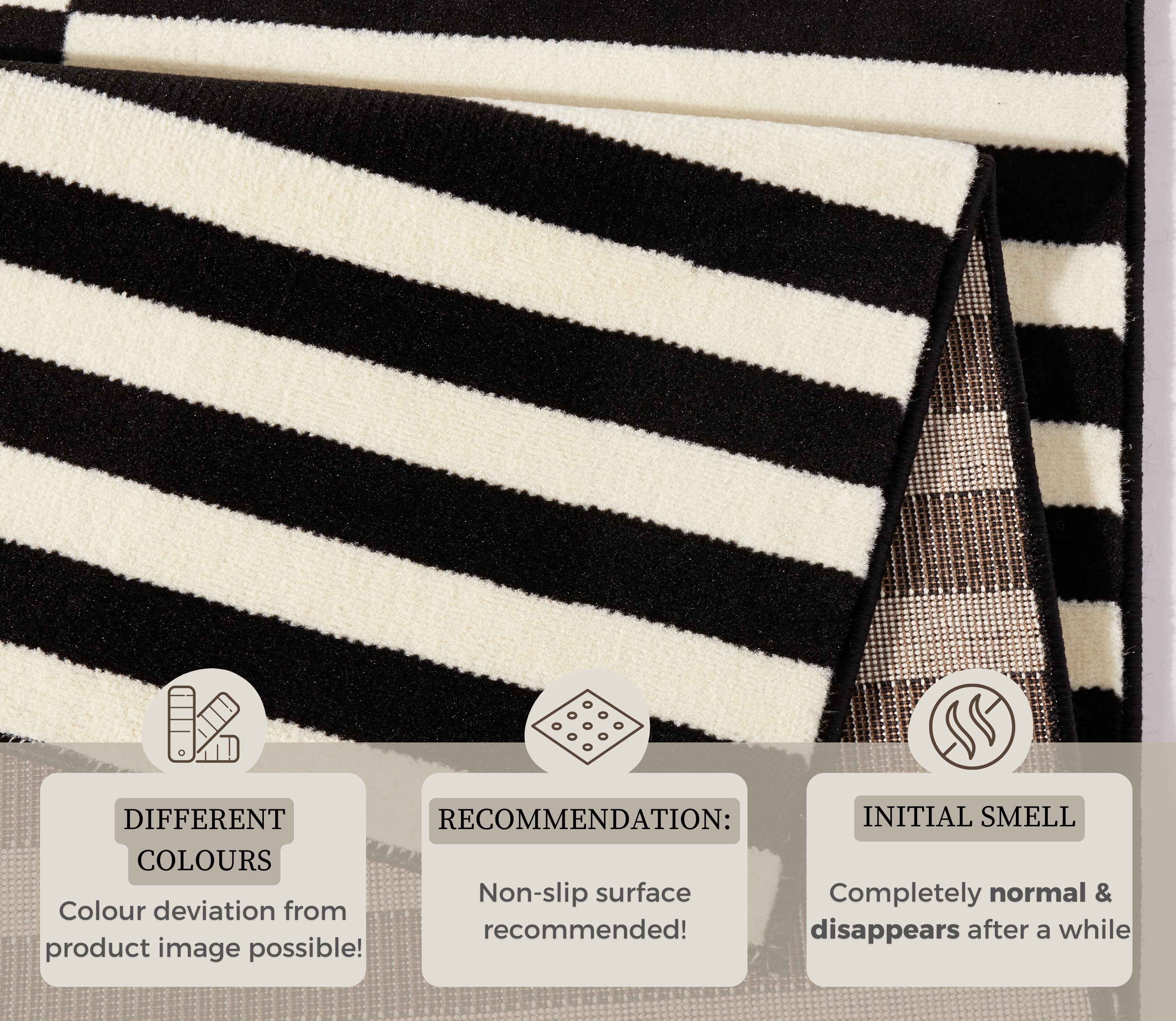 GLORIA MATTA, SVART-KRÄMFÄRGAD 102408