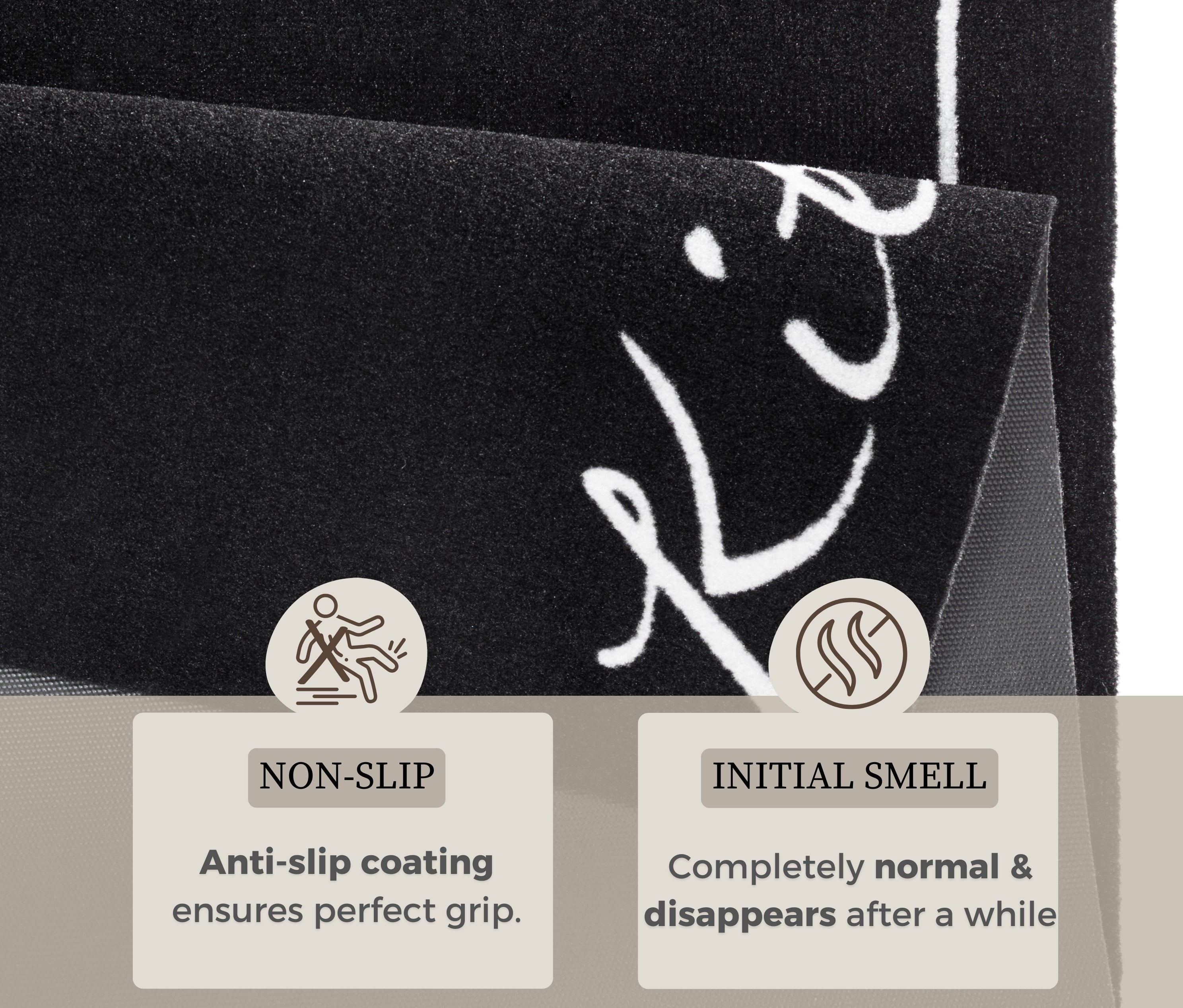 HANSE HOME COOK&amp;CLEAN TVÄTTBART KÖK ROBUST, 102610 SVART-VIT