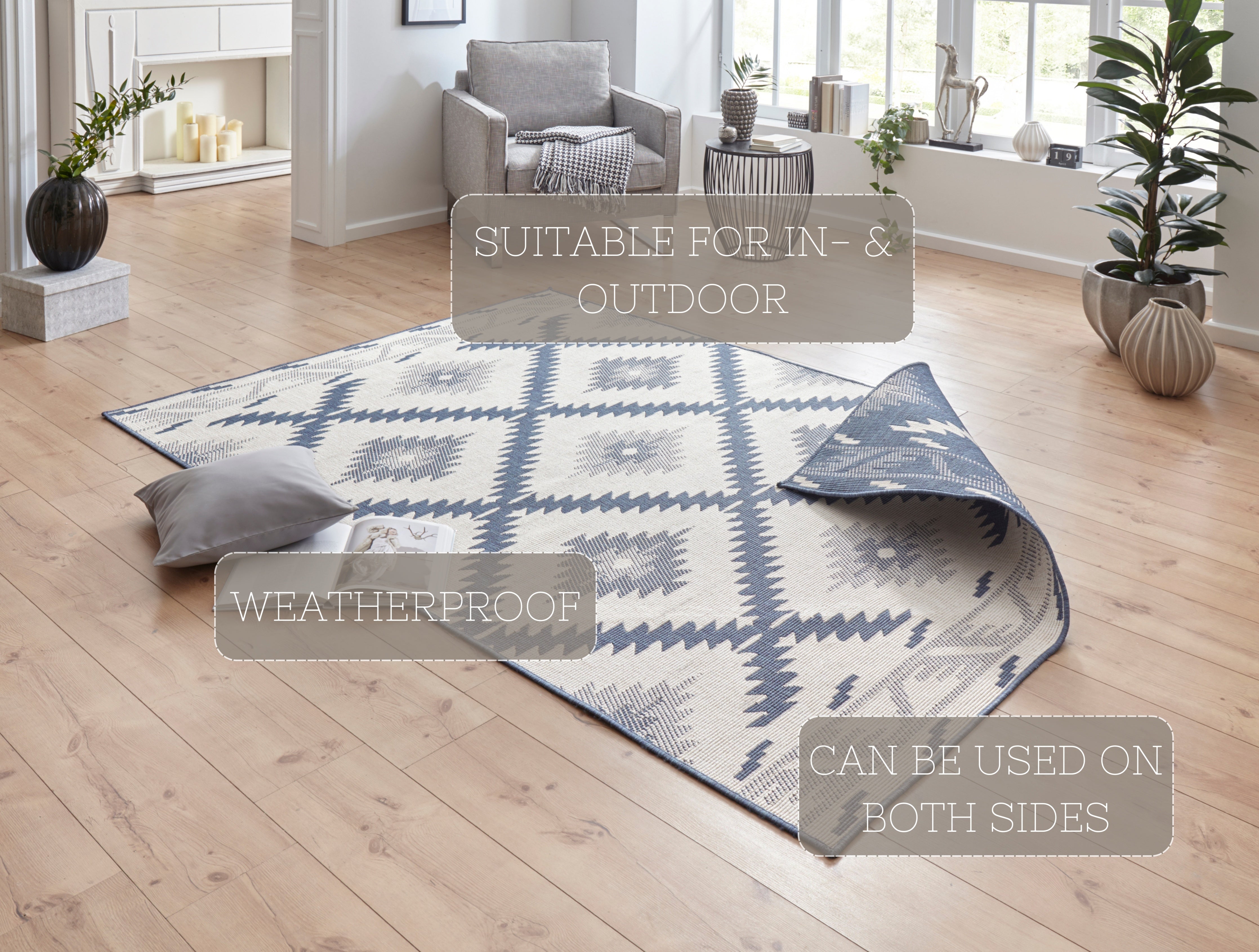 TWIN SUPREME MATTA, BLÅ-KRÄMFÄRGAD 103430