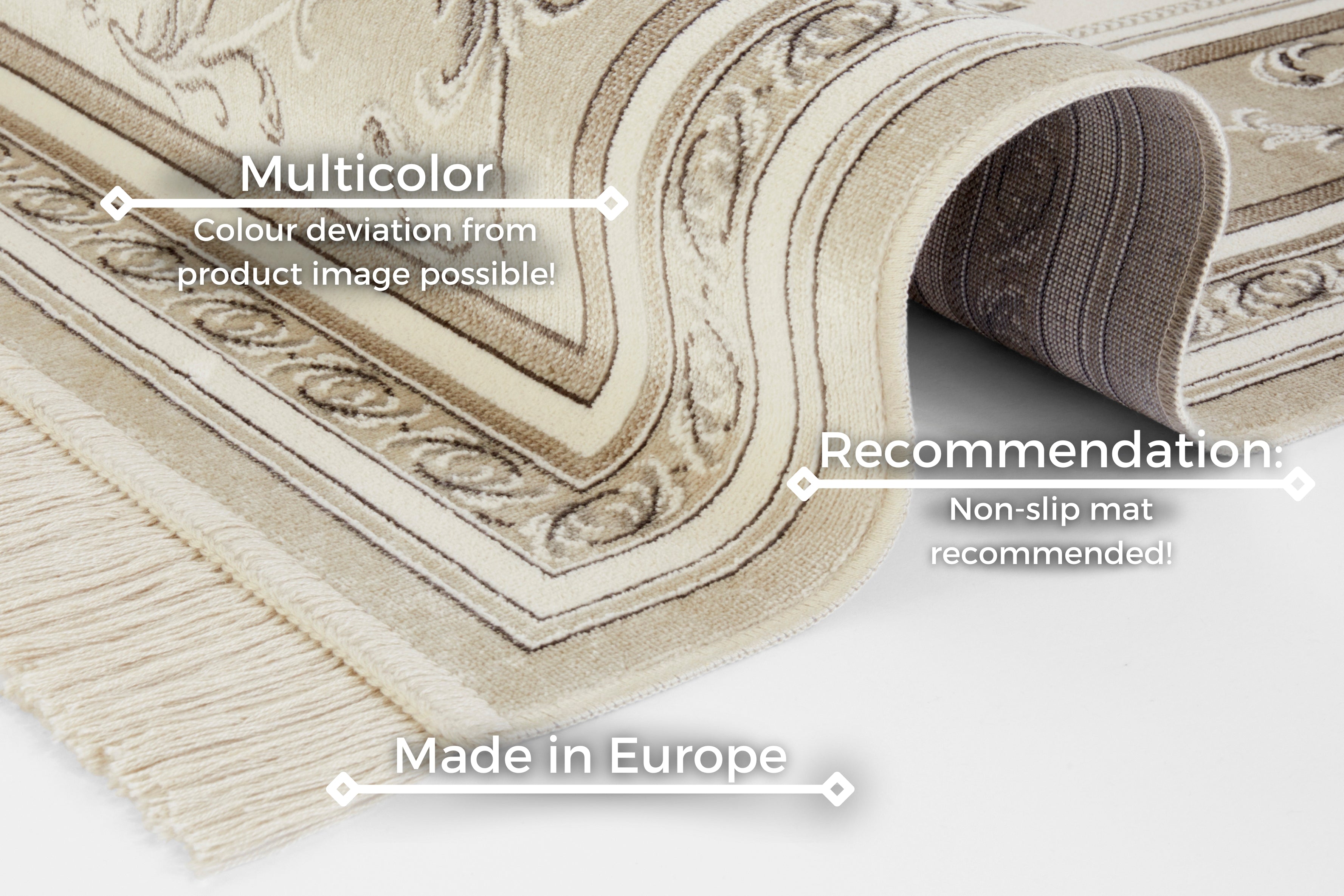 HANSE HOME NAVEH MATTA, KRÄM-BEIGE 104368