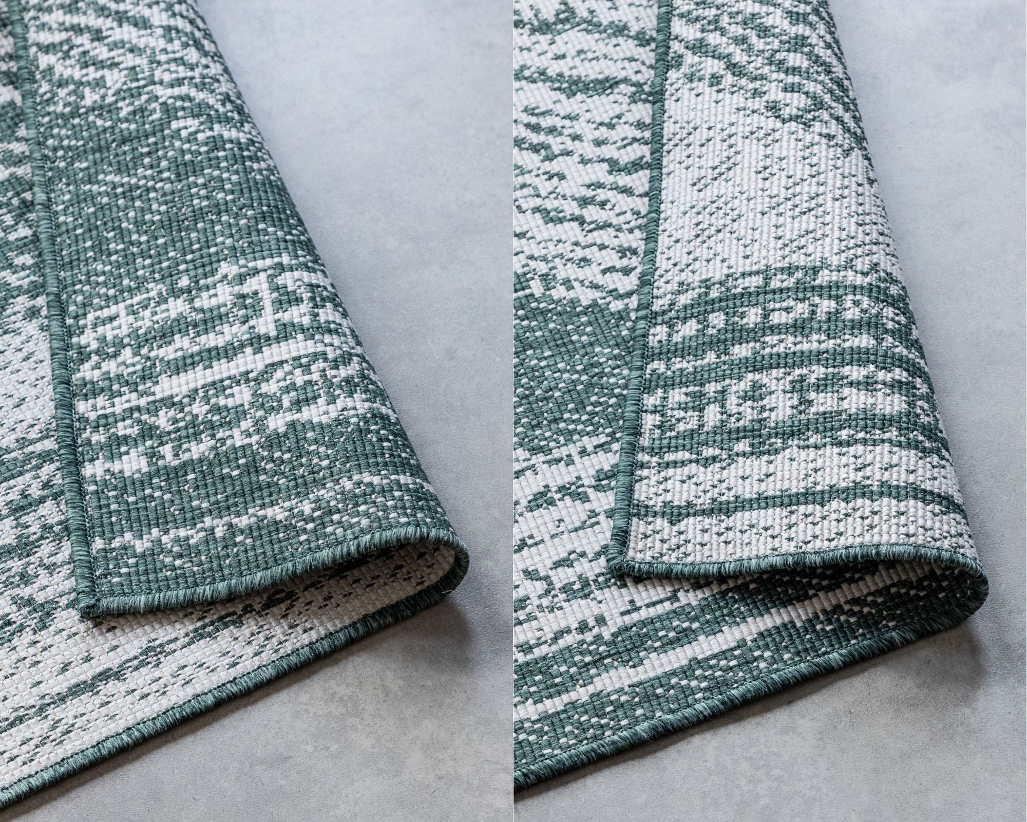 TVÅ - VÄNDBAR MATTA GRÖN - 106010