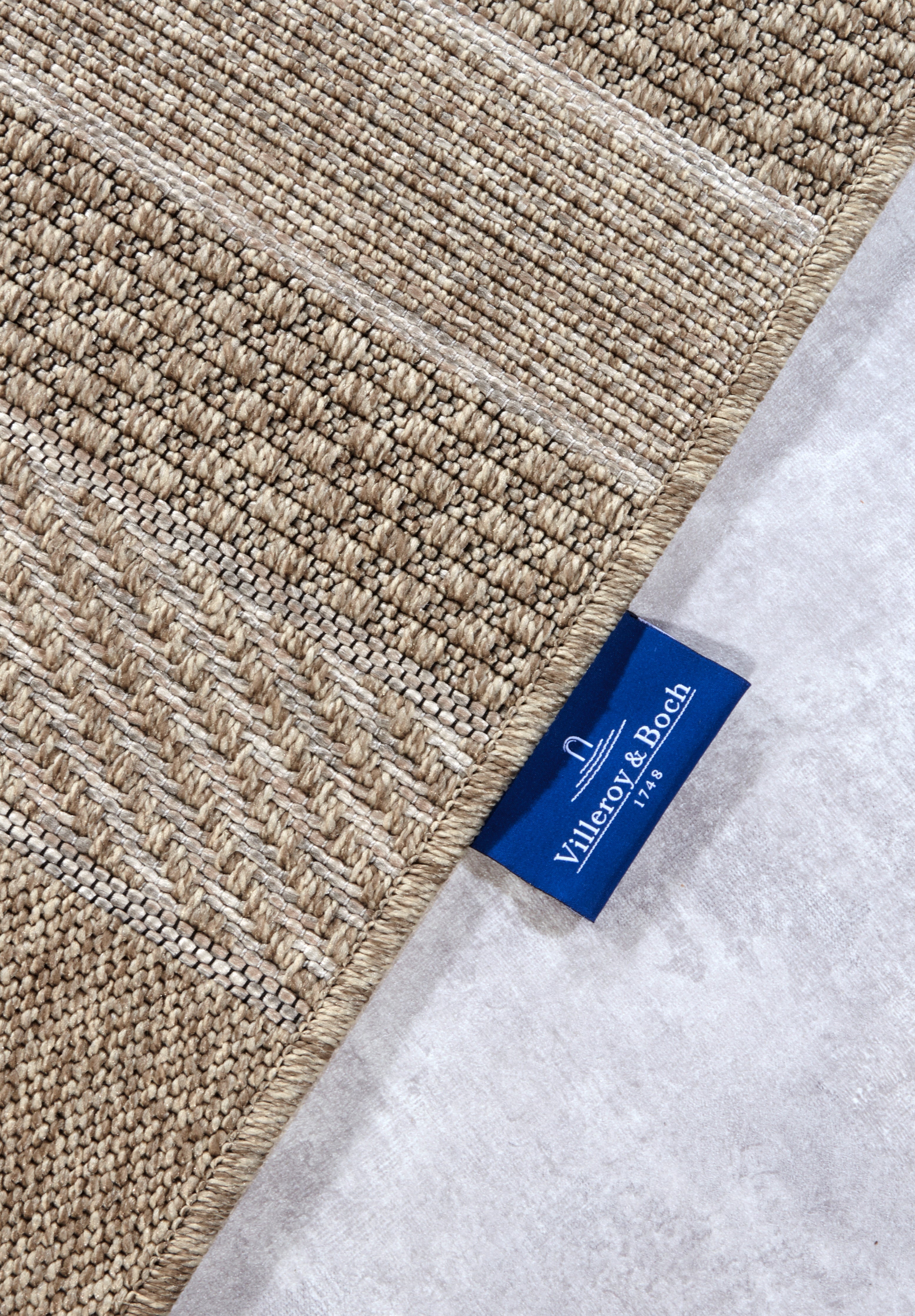 VILLEROY &amp; BOCH 106080 INOMHUS- OCH UTOMHUSMATTA ELISABETH, NATURBRUN