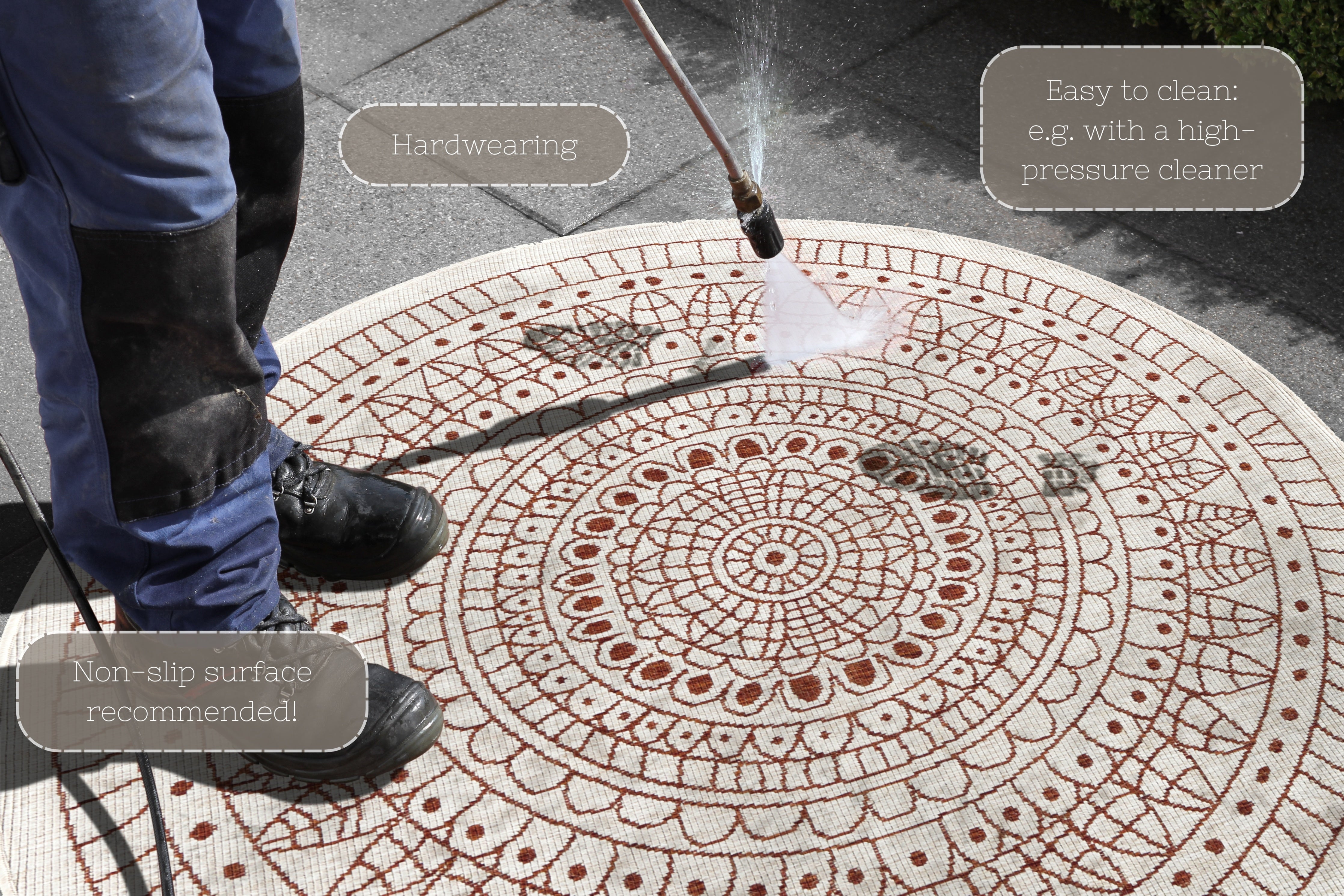 DUBBELMATTA, TERRA-CREAM 103102