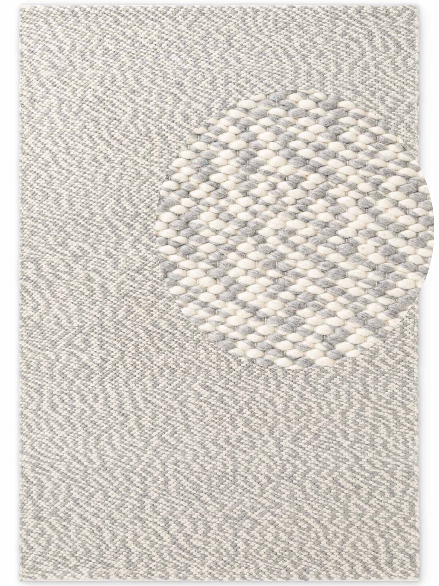 ELLE DECORATION LYON ULLMATTA, BÖNOR NATURLIG KRÄMGRÅ