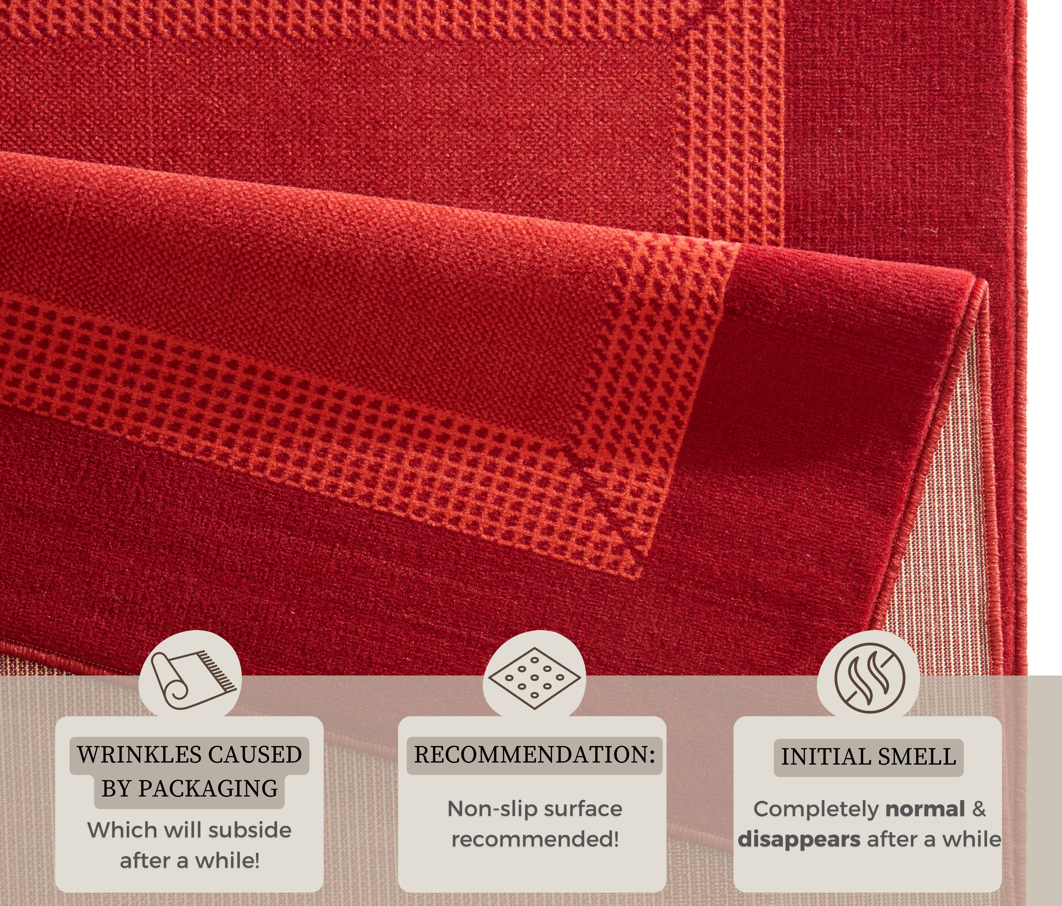 BASIC BANDMATTA, RÖD 102499