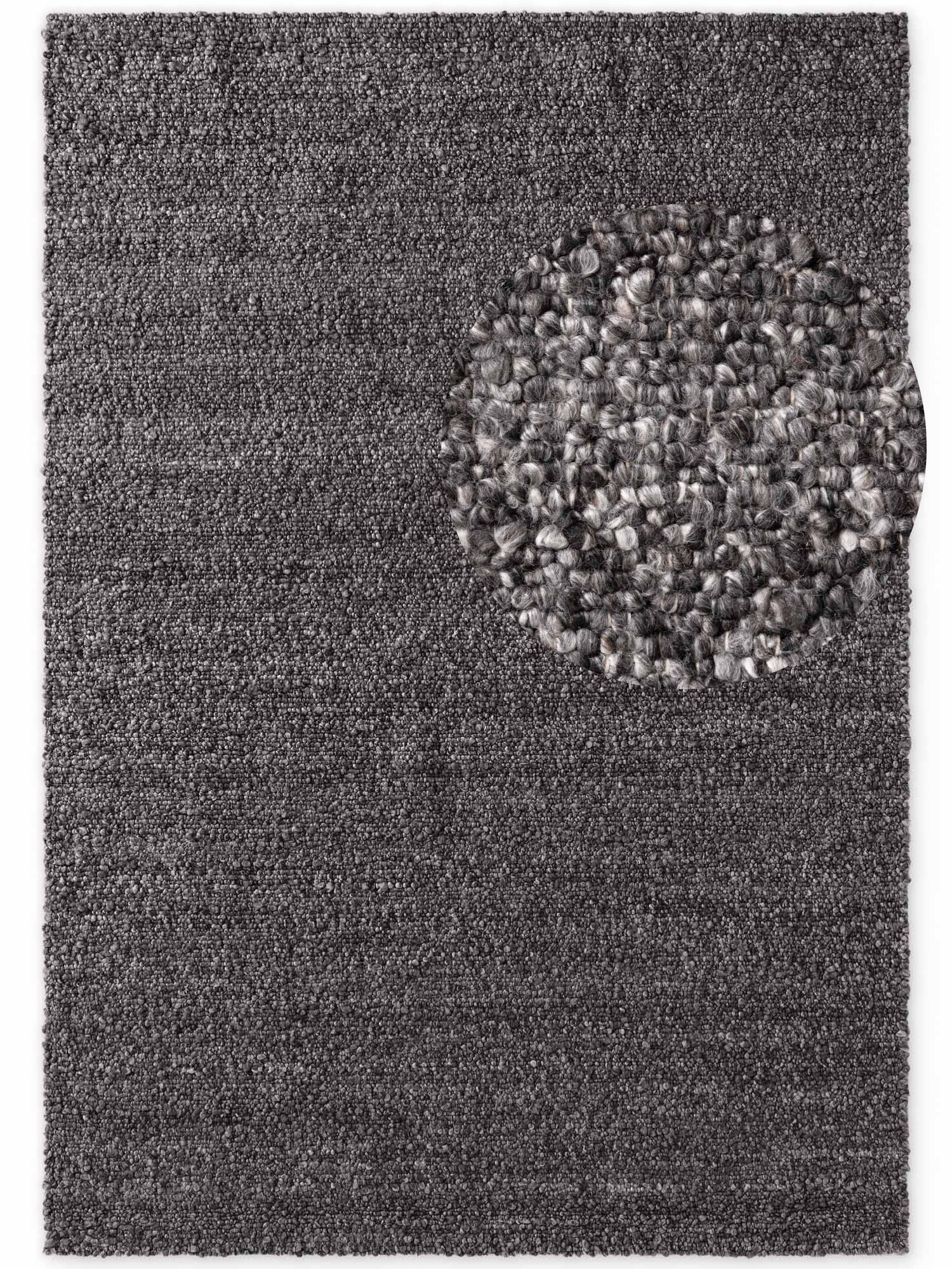 TED BAKER NOTTING HILL MJUK BOUCLE KORT LAGGIGT MATTA, PORTOBELLO MÖRKGRÅ