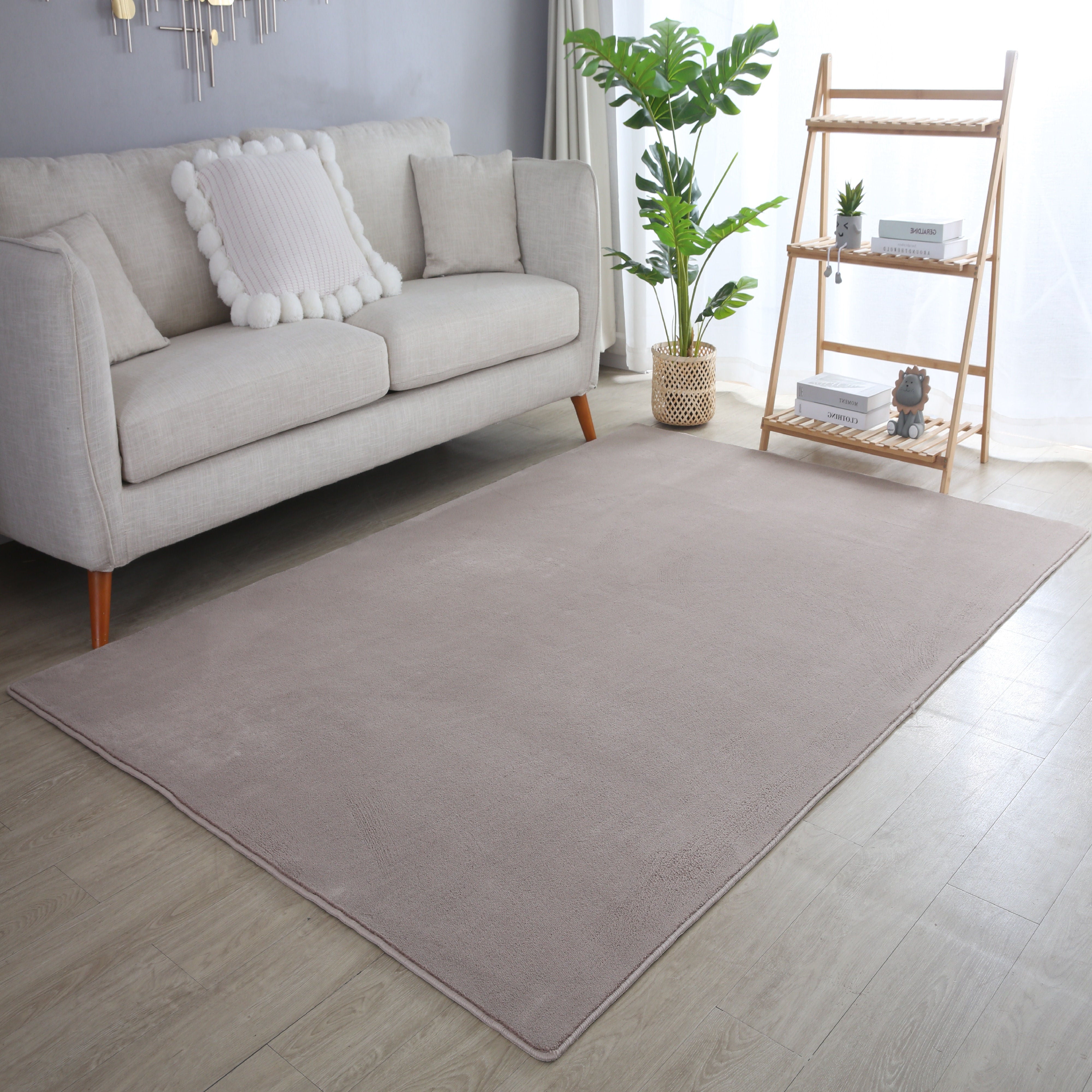 SKYLER ENFÄRGAD MATTA, 5400 BEIGE