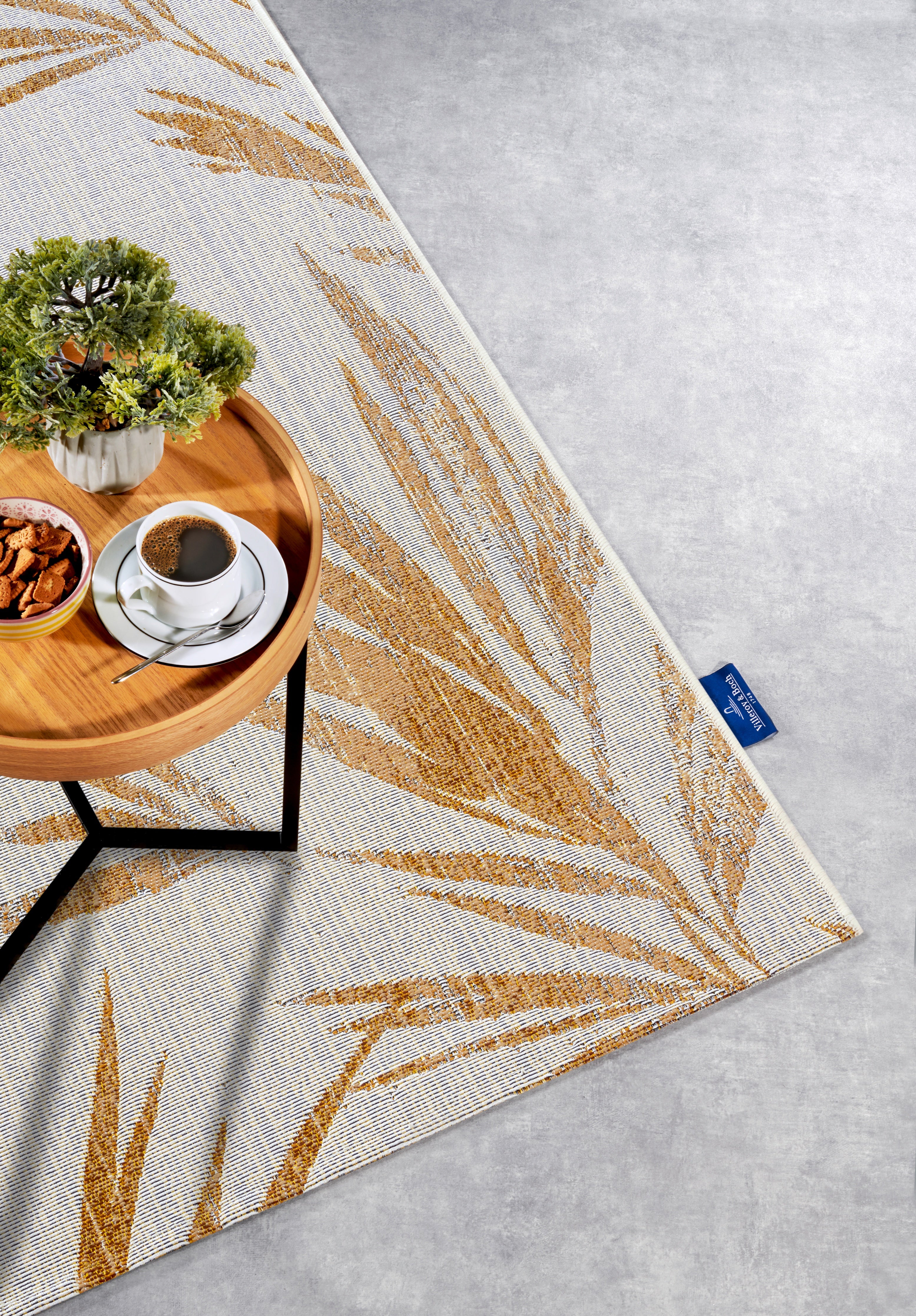 VILLEROY &amp; BOCH 106062 - INOMHUS- OCH UTOMHUSMATTA, CHARLES CREAM-GOLD