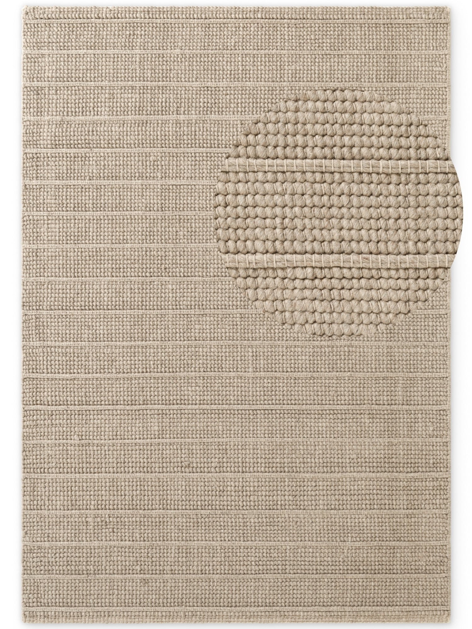 TED BAKER CAMDEN PARKA MED ULLFILT, NATURBEIGE