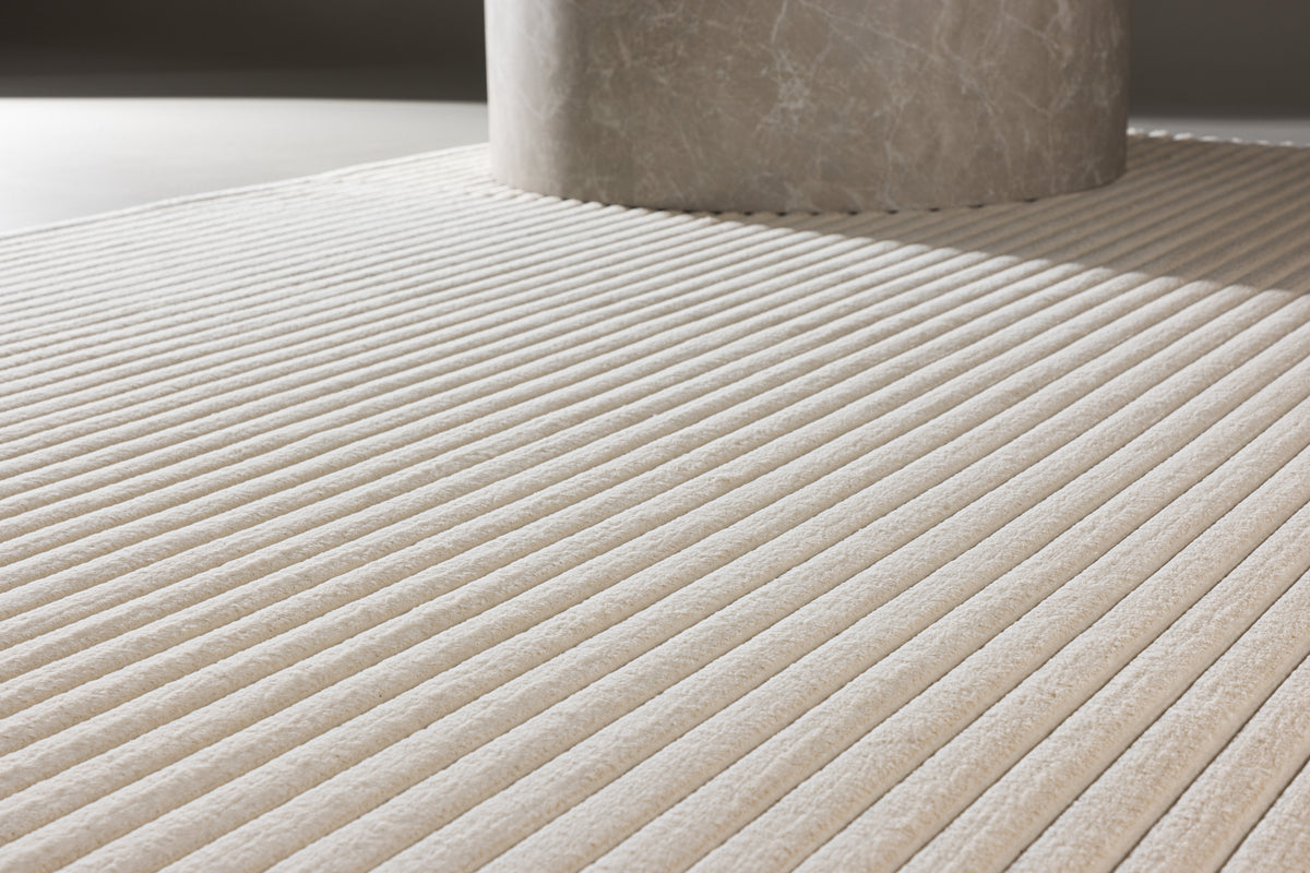 MILLER MODERN PÄLSMATTA, VIT